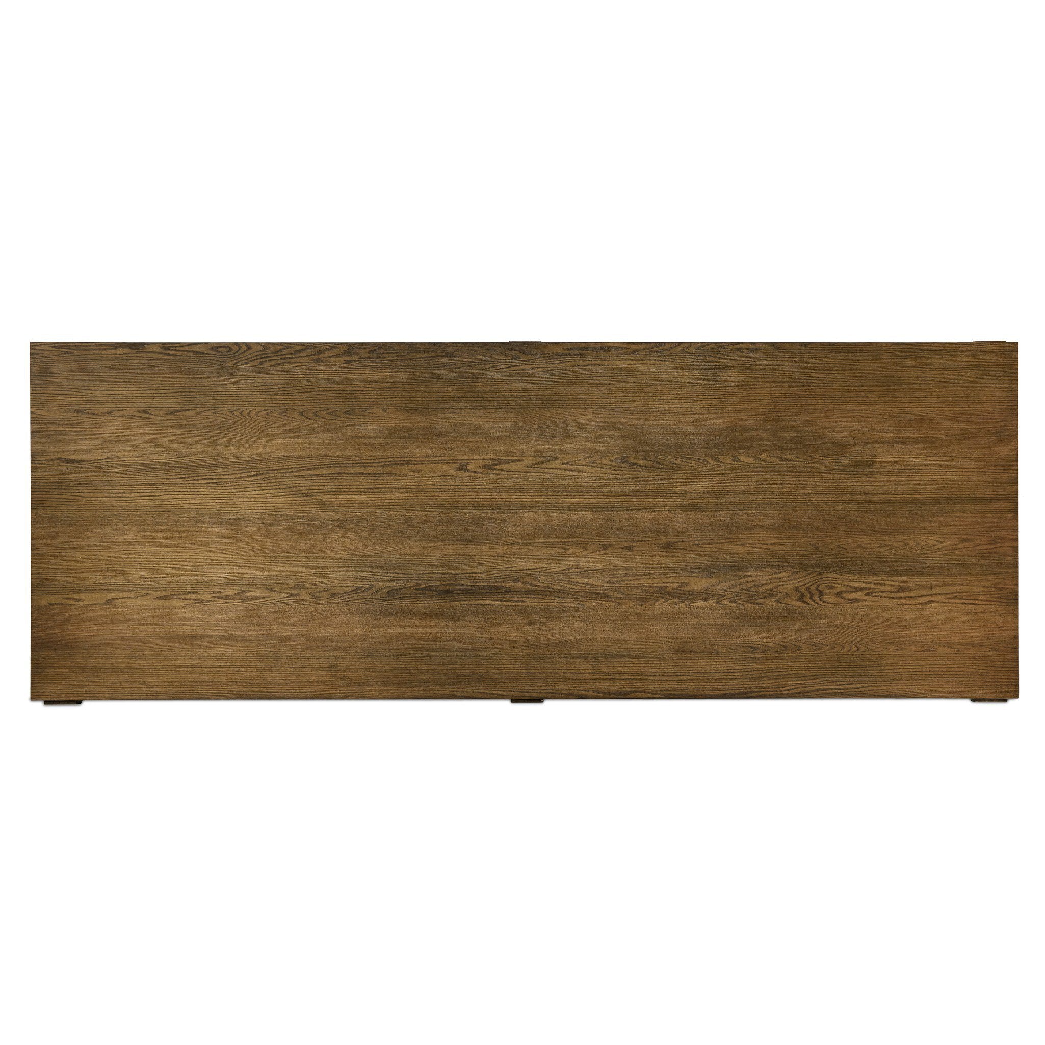 Four Hands Gardendale Kitchen Island — Tan Oak-Tan Oak Veneer-Black Iron