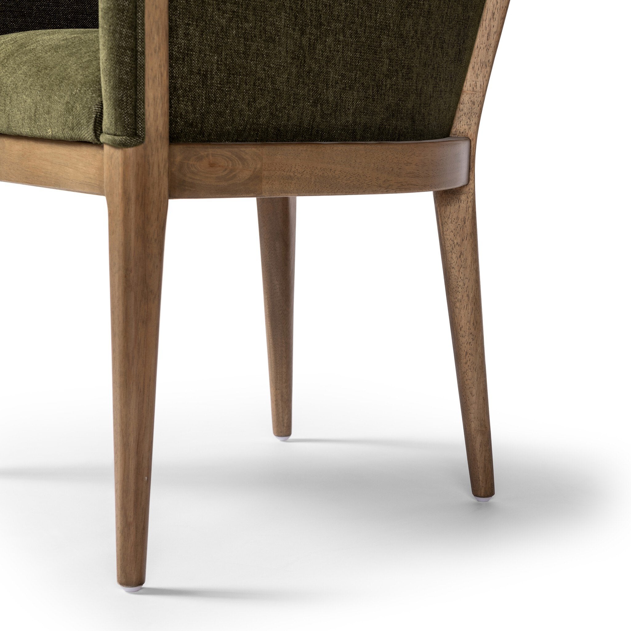 Four Hands Colston Dining Chair — Sutton Olive-Warm Buff Parawood