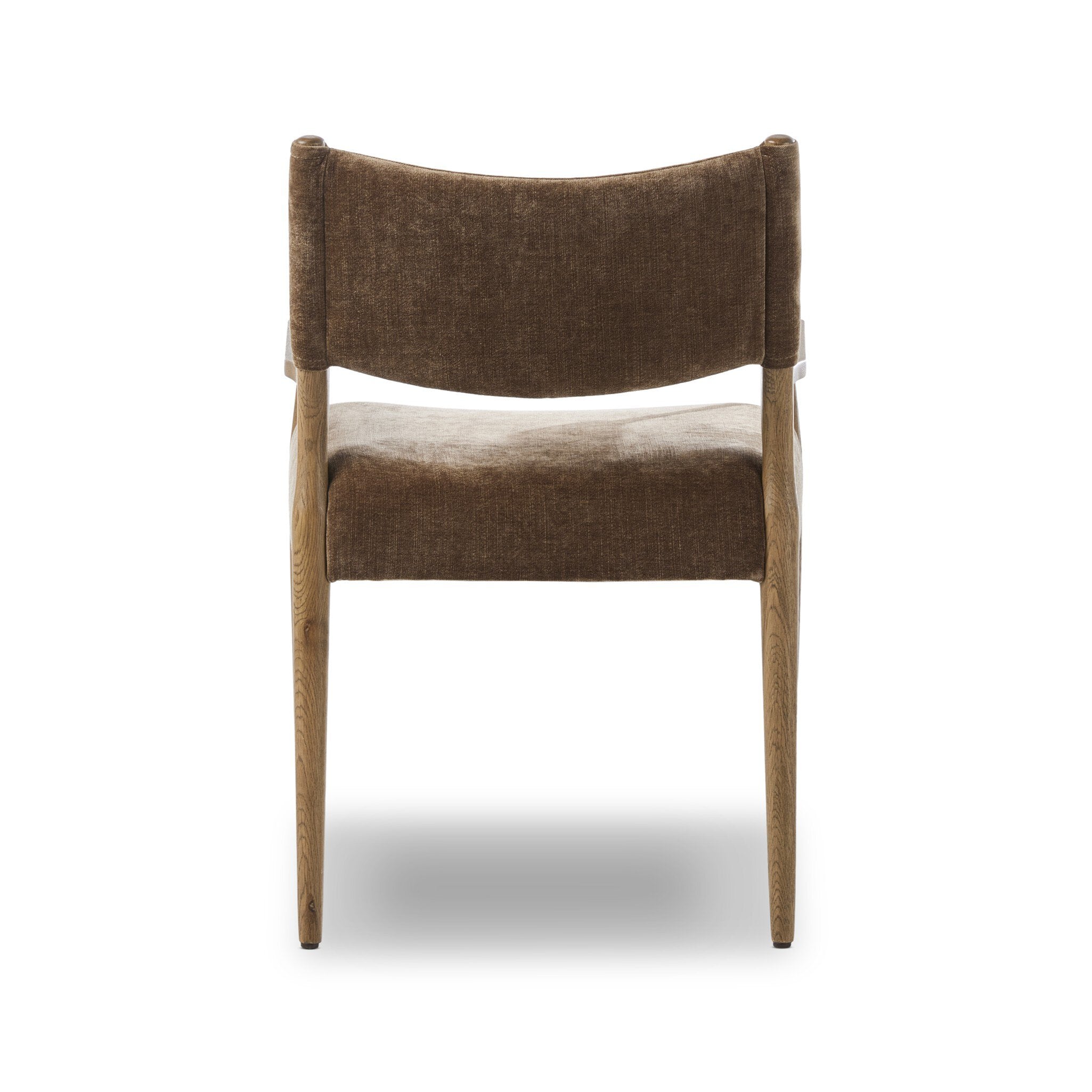 Four Hands Jayla Dining Armchair — Altair Mushroom-Toasted Oak