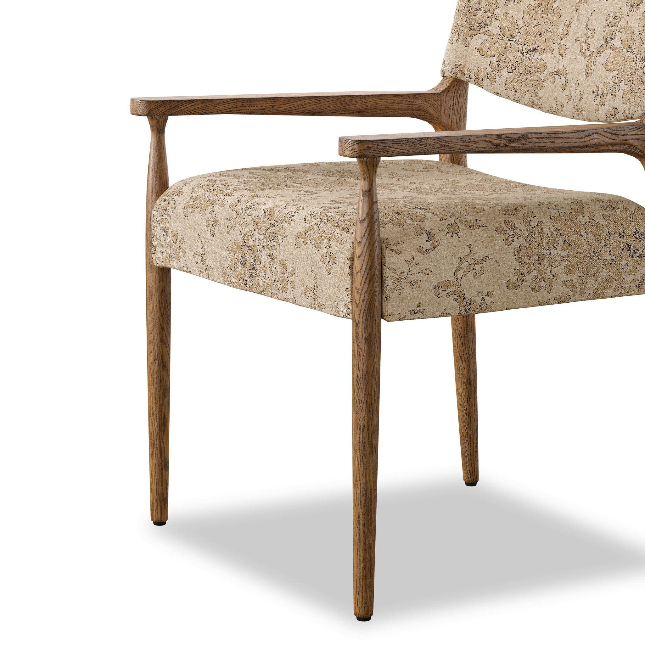 Four Hands Jayla Dining Armchair — Fallingbrook Natural-Toasted Oak