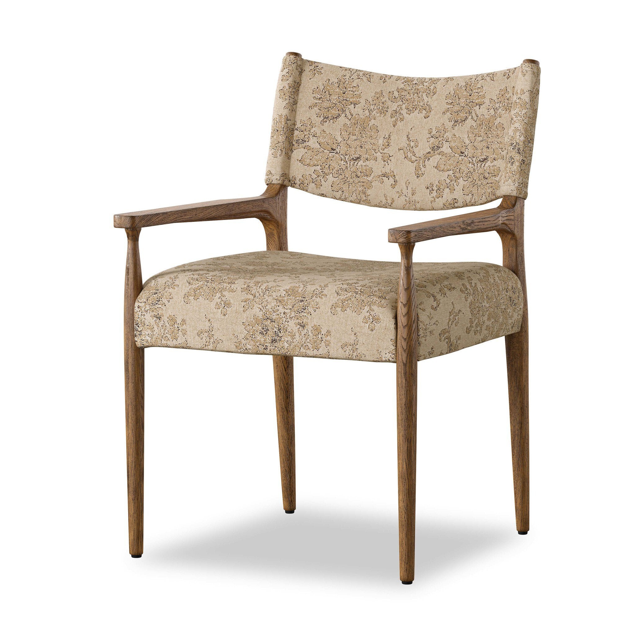 Four Hands Jayla Dining Armchair — Fallingbrook Natural-Toasted Oak
