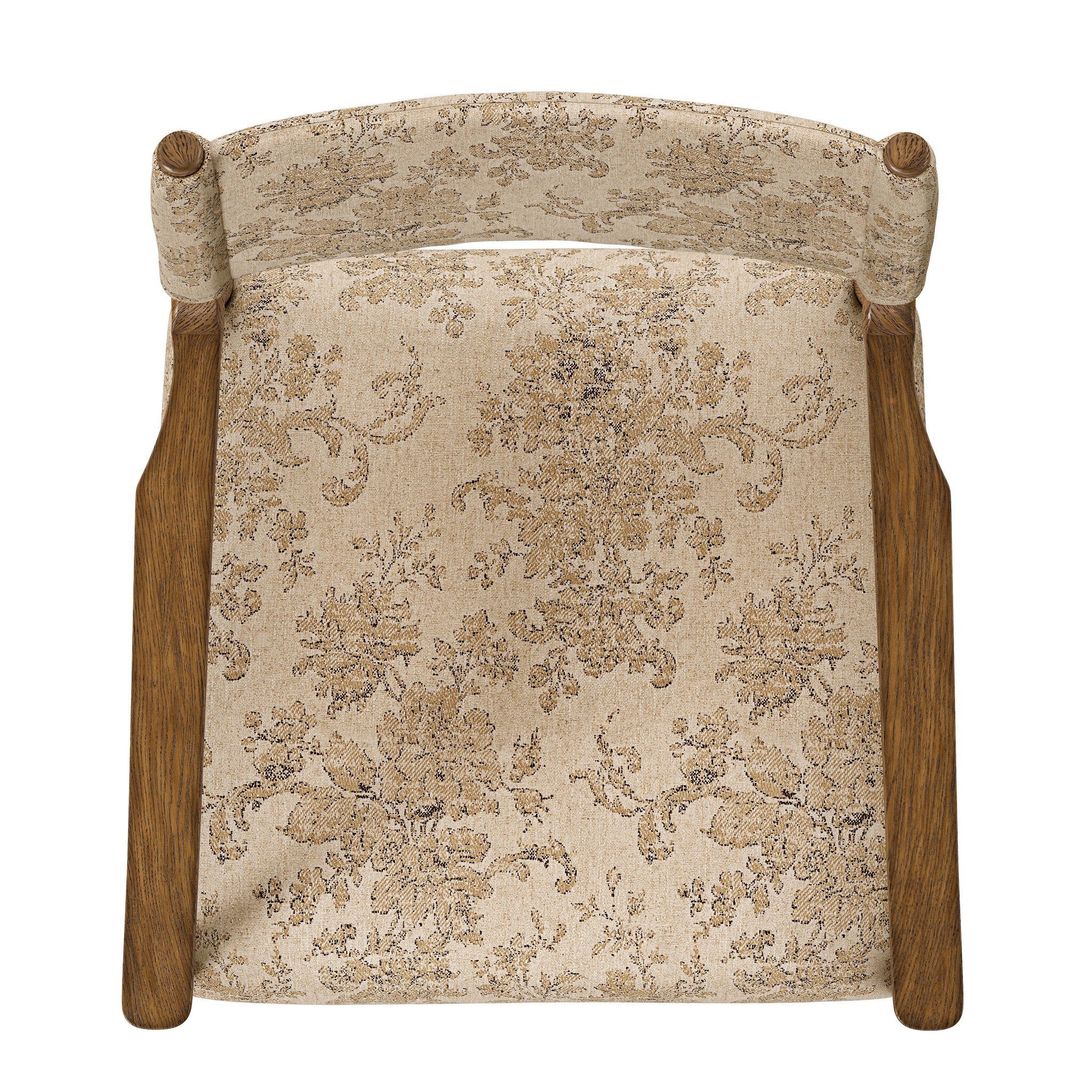 Four Hands Jayla Dining Armchair — Fallingbrook Natural-Toasted Oak