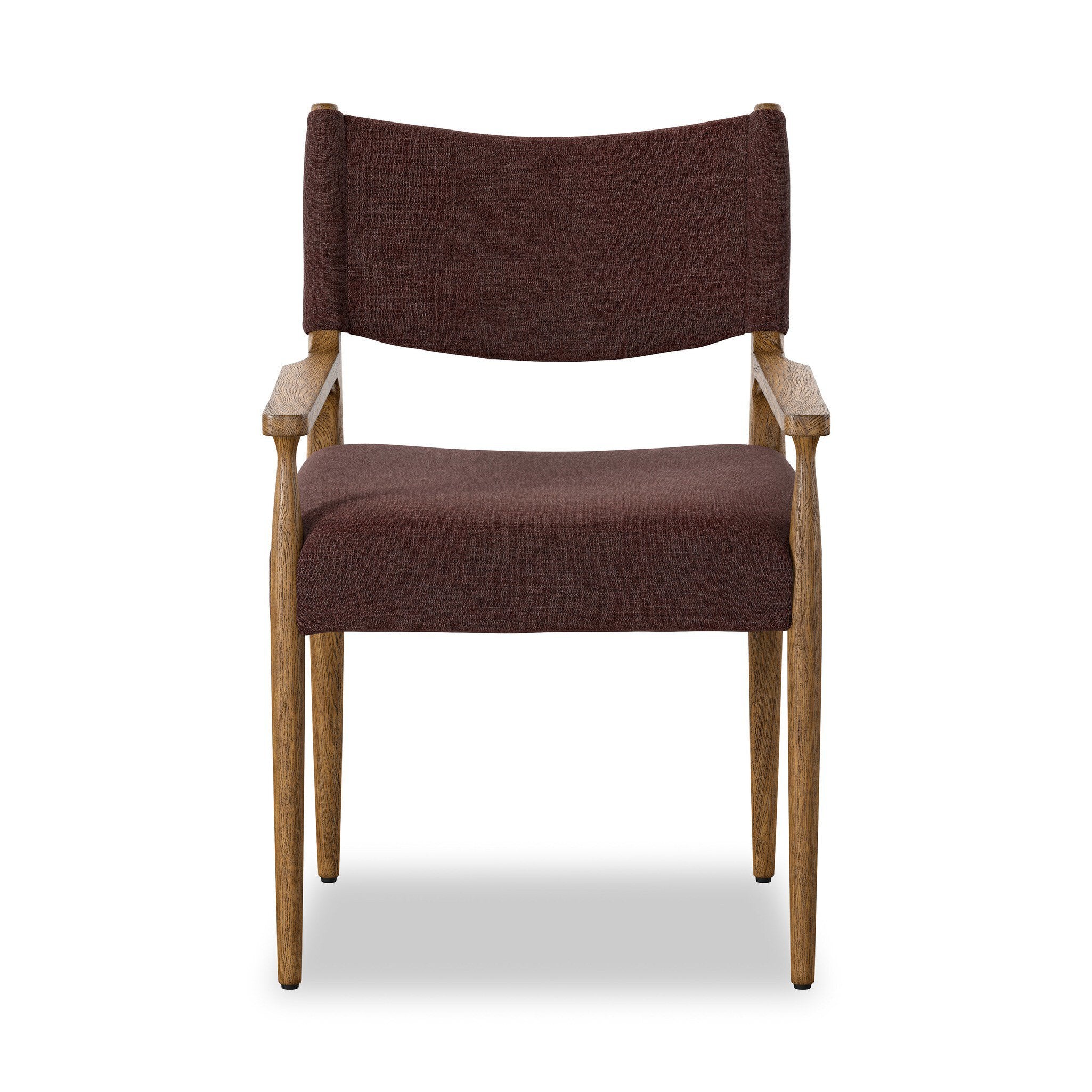 Four Hands Jayla Dining Armchair — Laughlin Plum-Toasted Oak