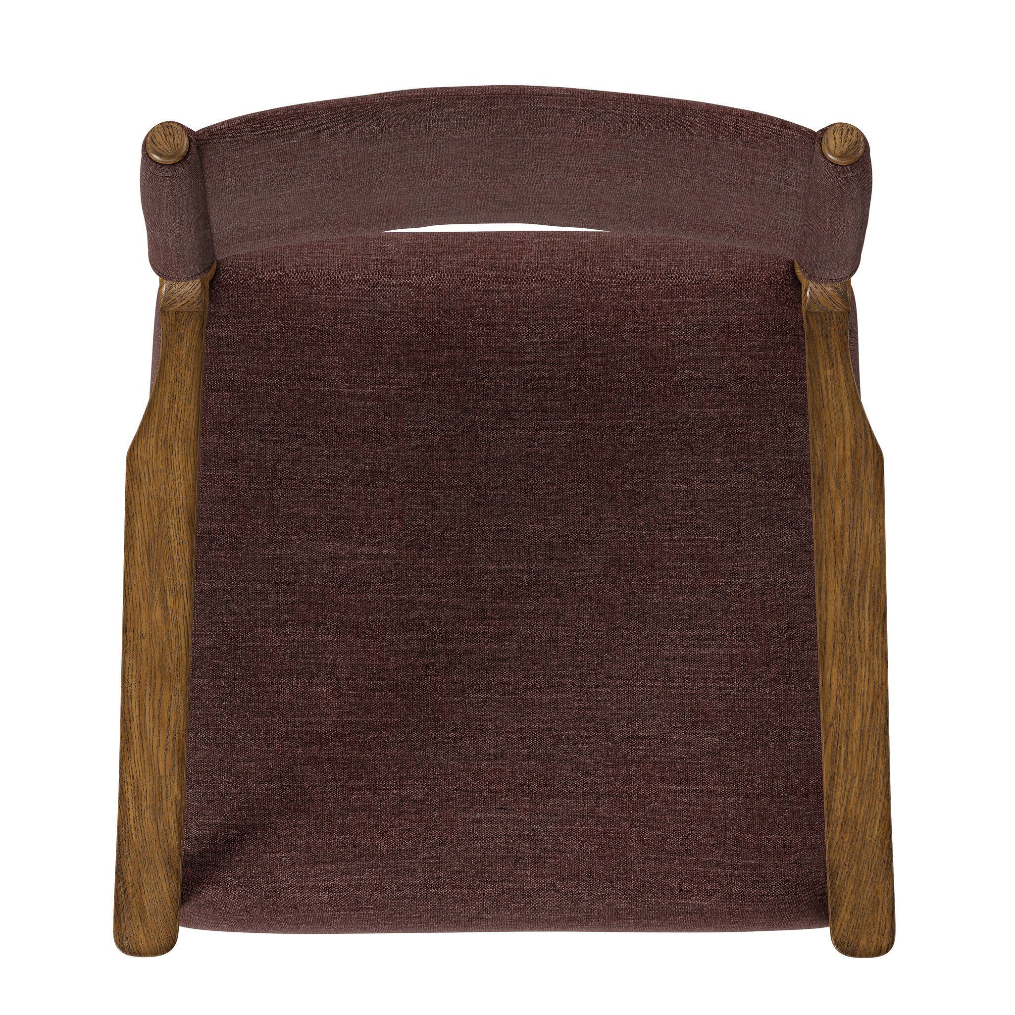Four Hands Jayla Dining Armchair — Laughlin Plum-Toasted Oak