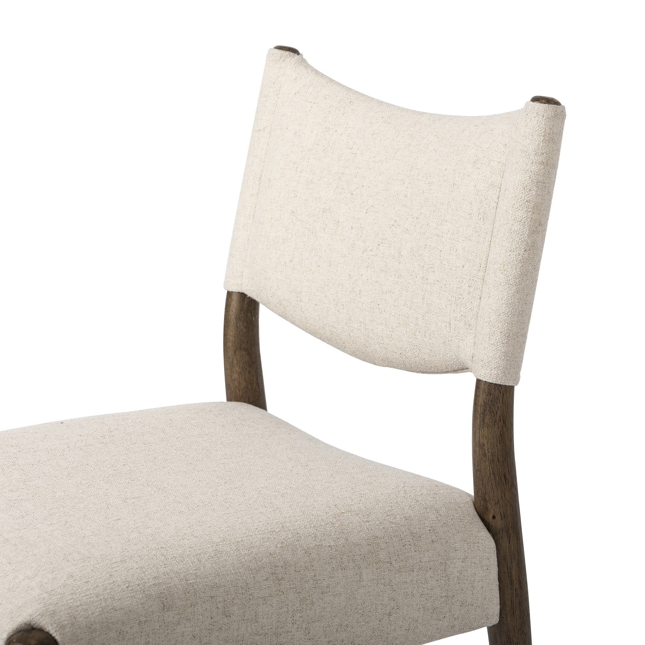 Four Hands Jayla Armless Dining Chair — Antwerp Natural-Antique Walnut