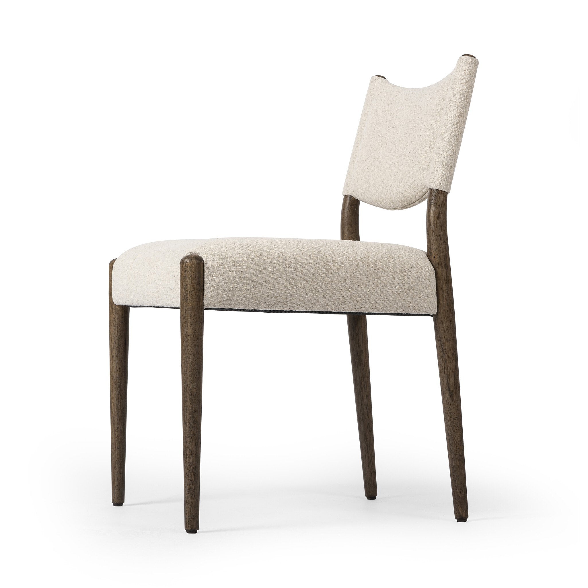 Four Hands Jayla Armless Dining Chair — Antwerp Natural-Antique Walnut