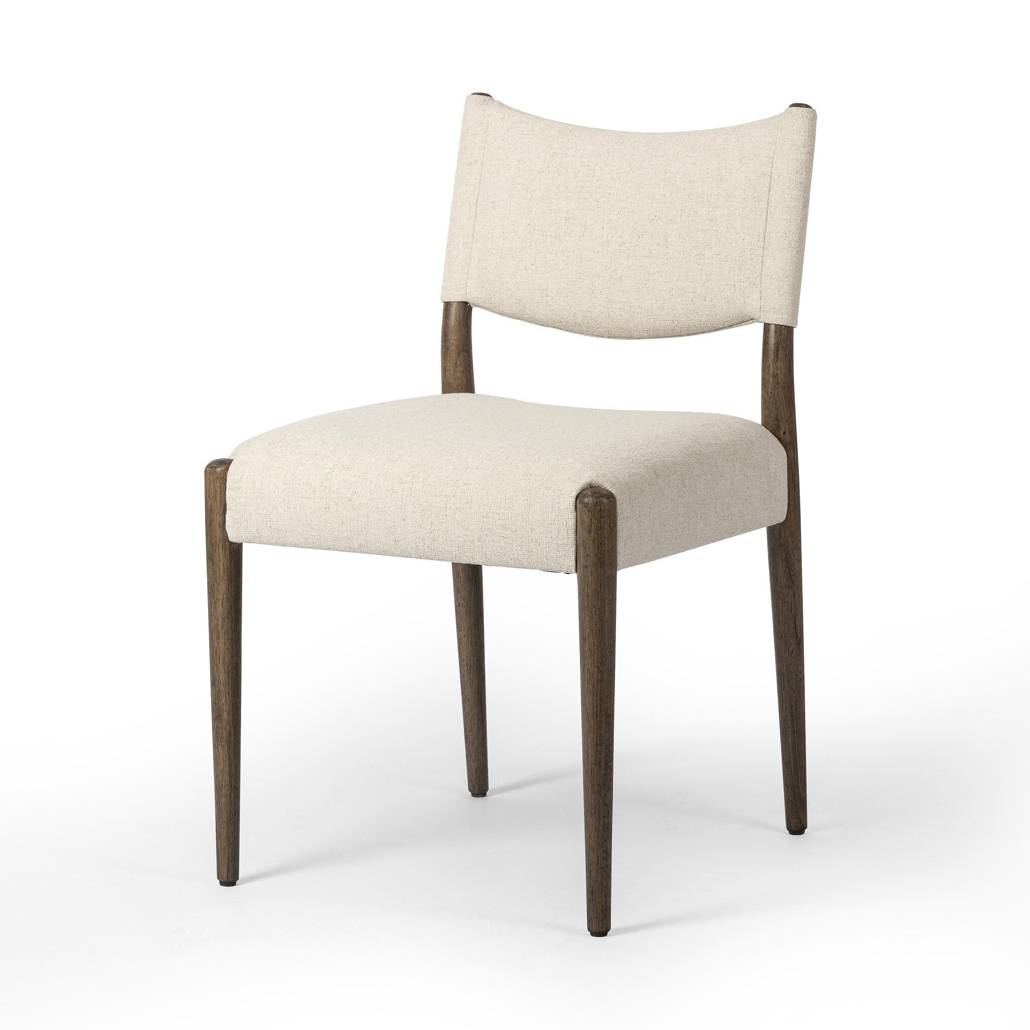 Four Hands Jayla Armless Dining Chair — Antwerp Natural-Antique Walnut