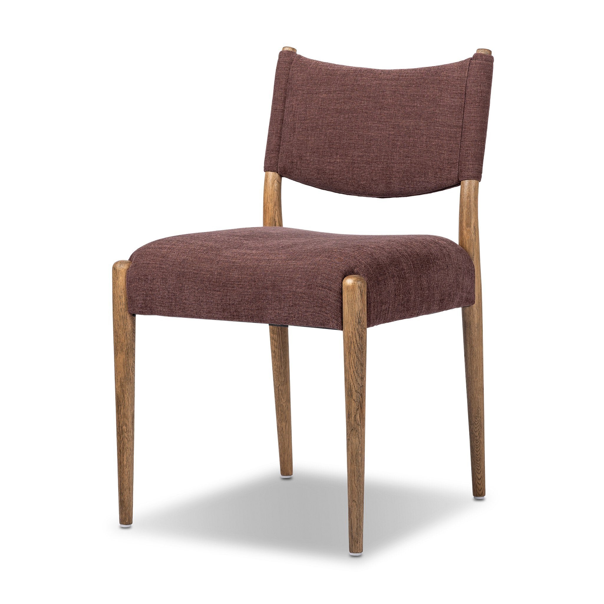 Four Hands Jayla Armless Dining Chair — Laughlin Plum-Toasted Oak