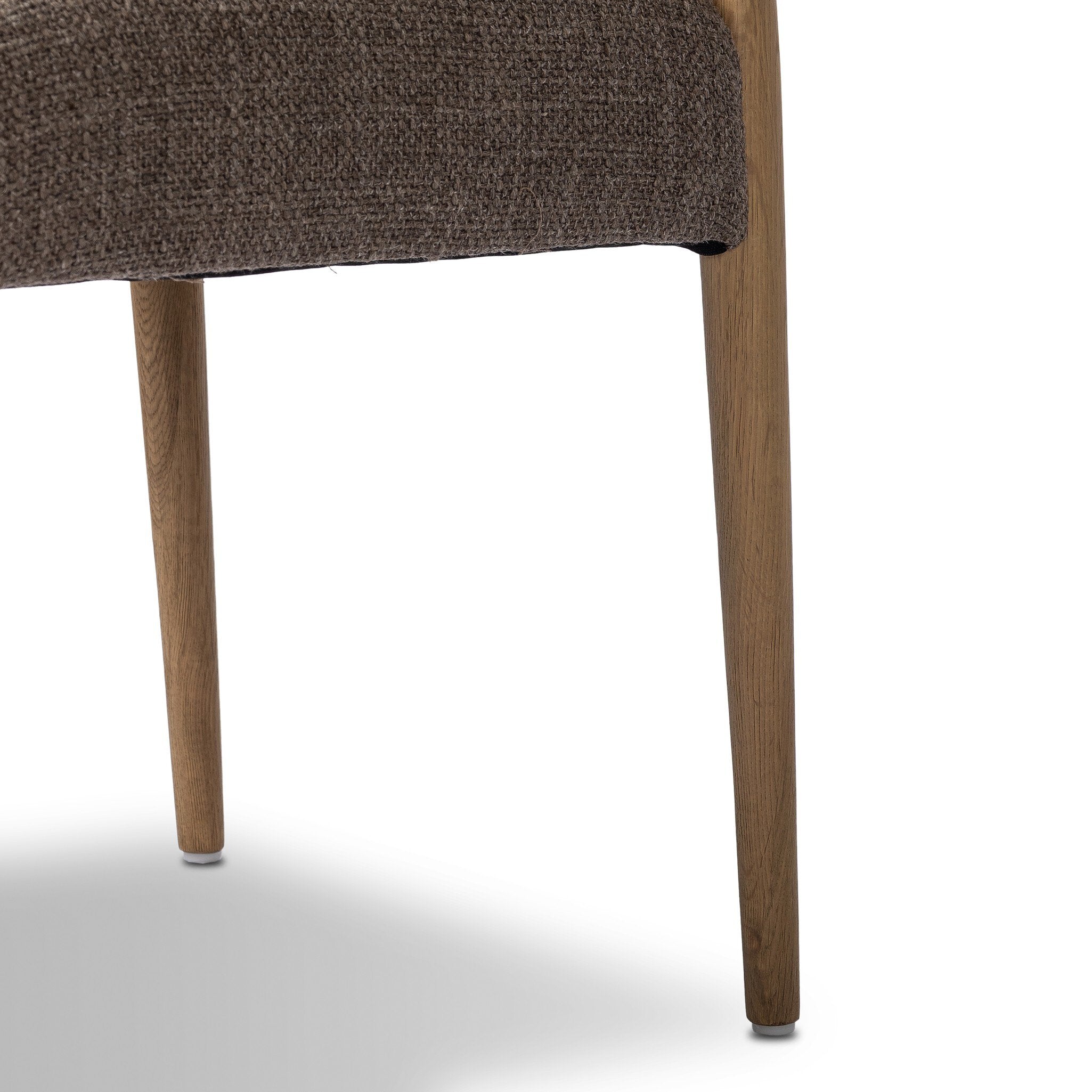 Four Hands Jayla Armless Dining Chair — Saxon Mink-Natural Oak