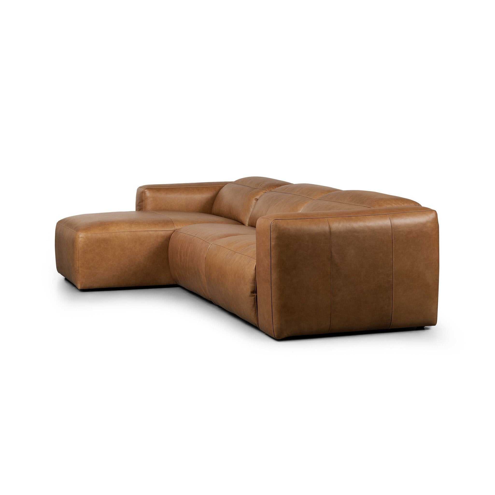 Four Hands Radley Power Recliner 3-Piece Sectional W/ Chaise — Sonoma Butterscotch