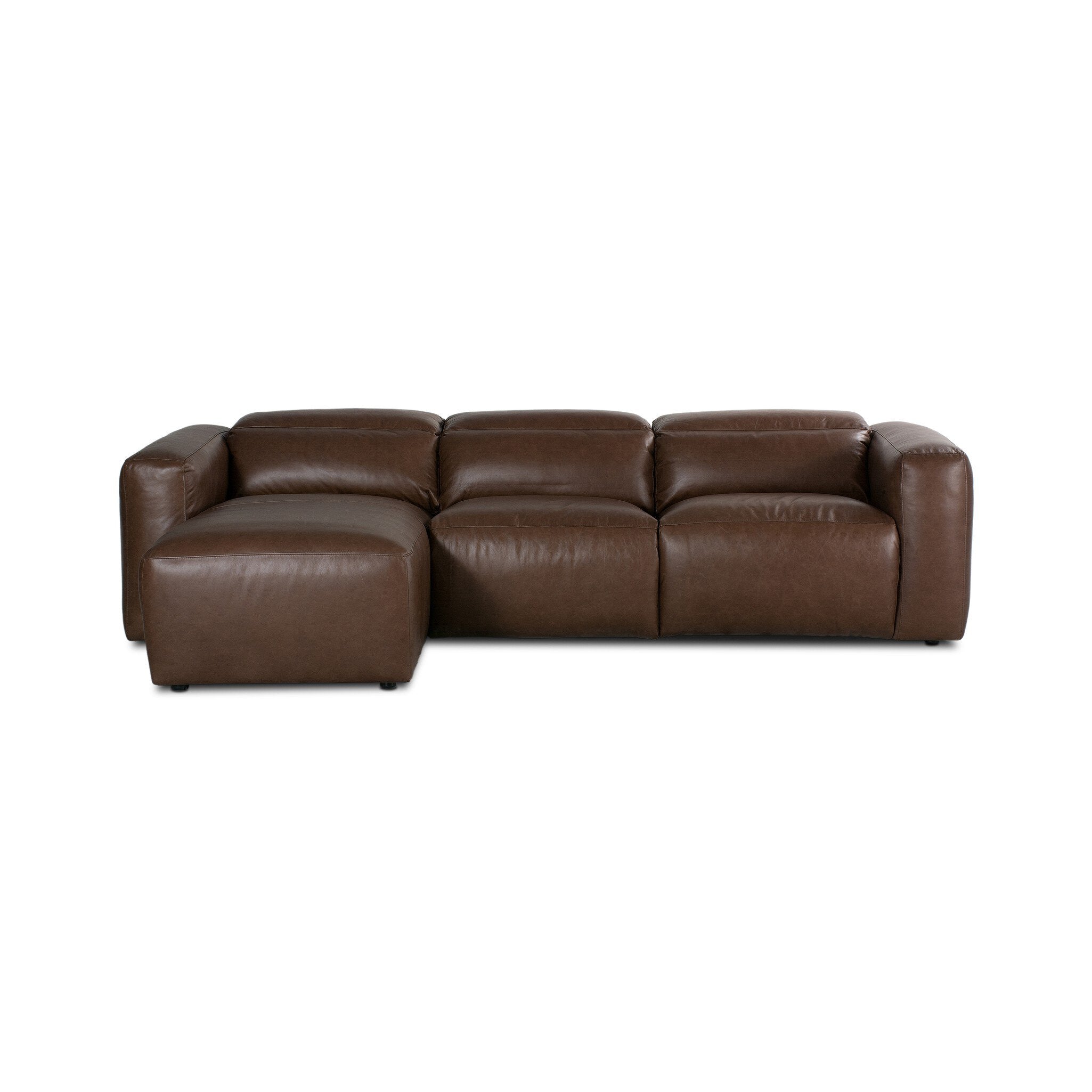 Four Hands Radley Power Recliner 3-Piece Sectional W/ Chaise — Sonoma Coco