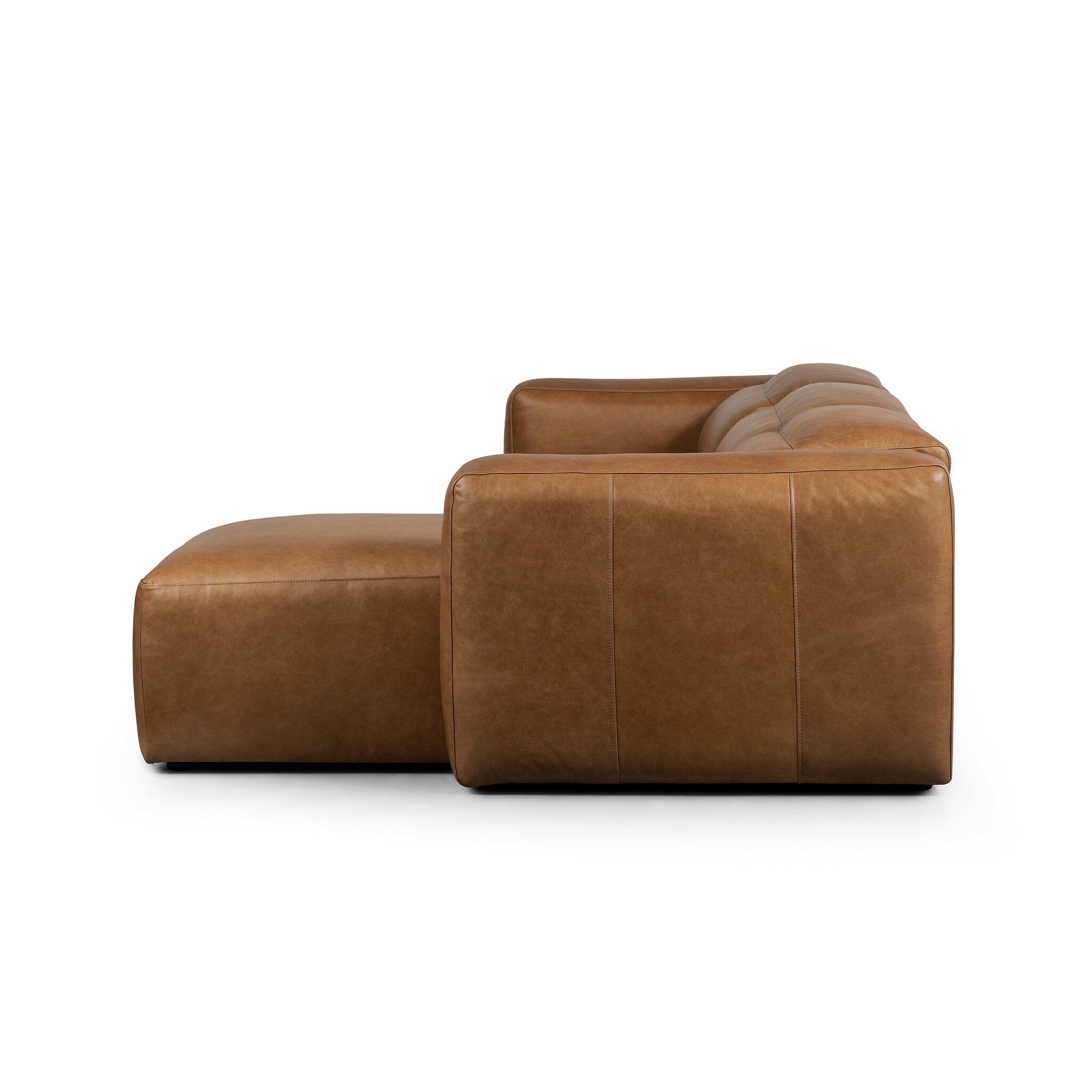 Four Hands Radley Power Recliner 3-Piece Sectional W/ Chaise — Sonoma Butterscotch