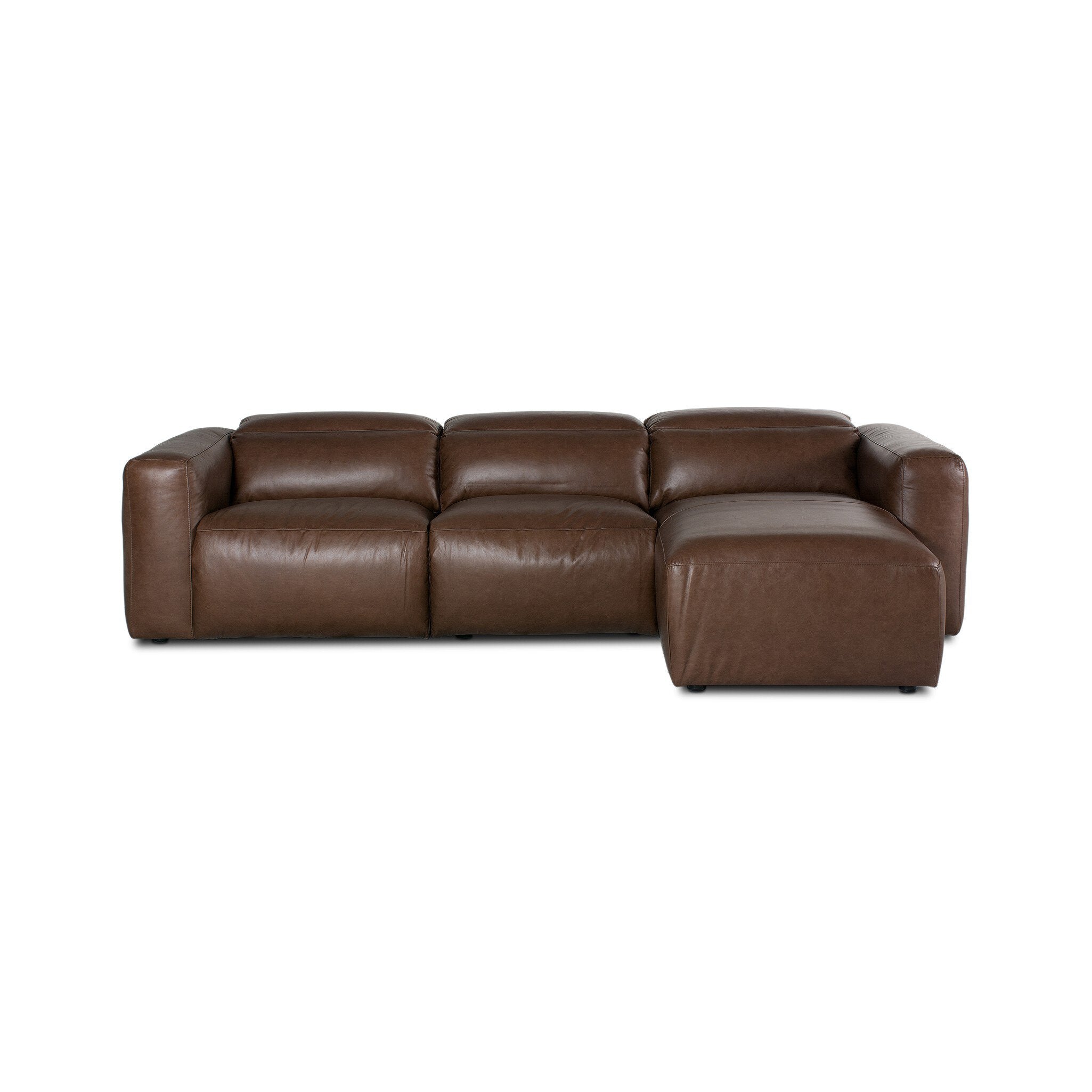 Four Hands Radley Power Recliner 3-Piece Sectional W/ Chaise — Sonoma Coco