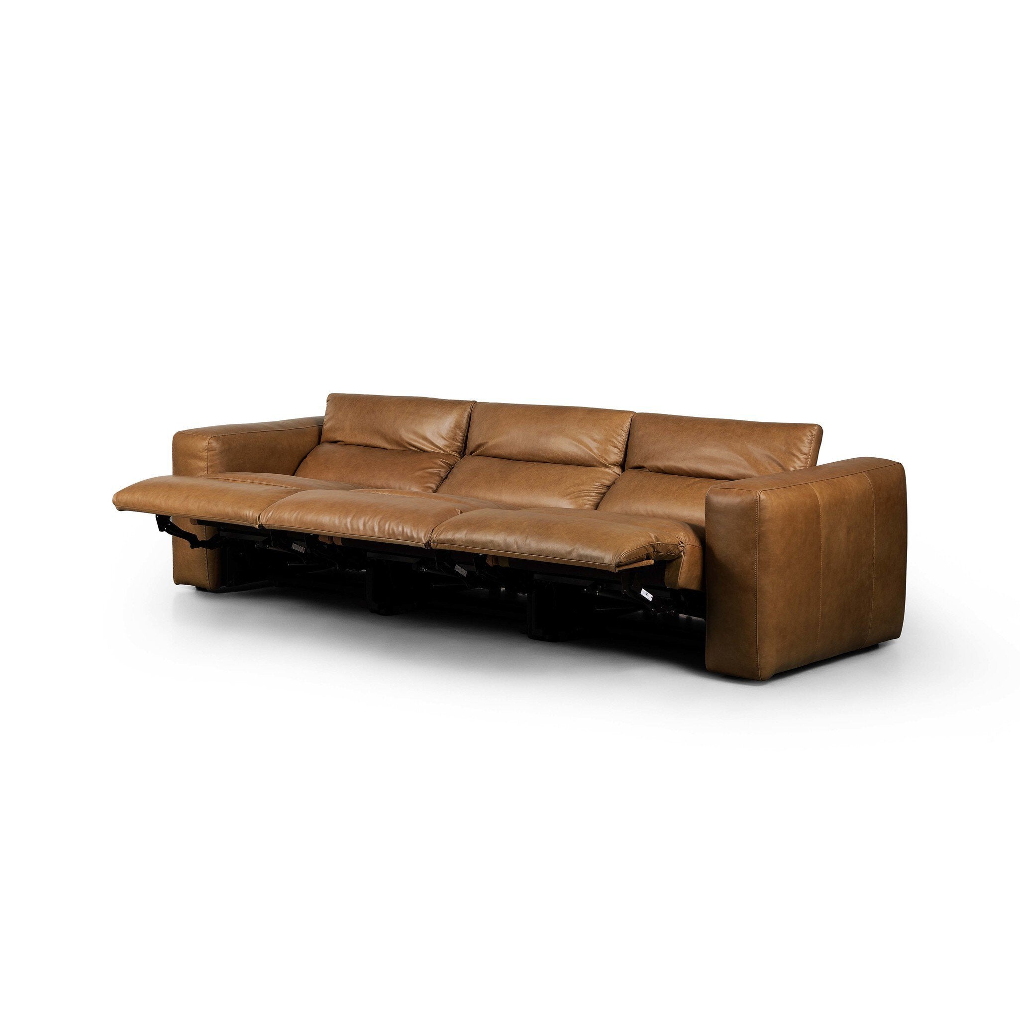 Four Hands Radley Power Recliner 3-Piece Sectional — Sonoma Butterscotch