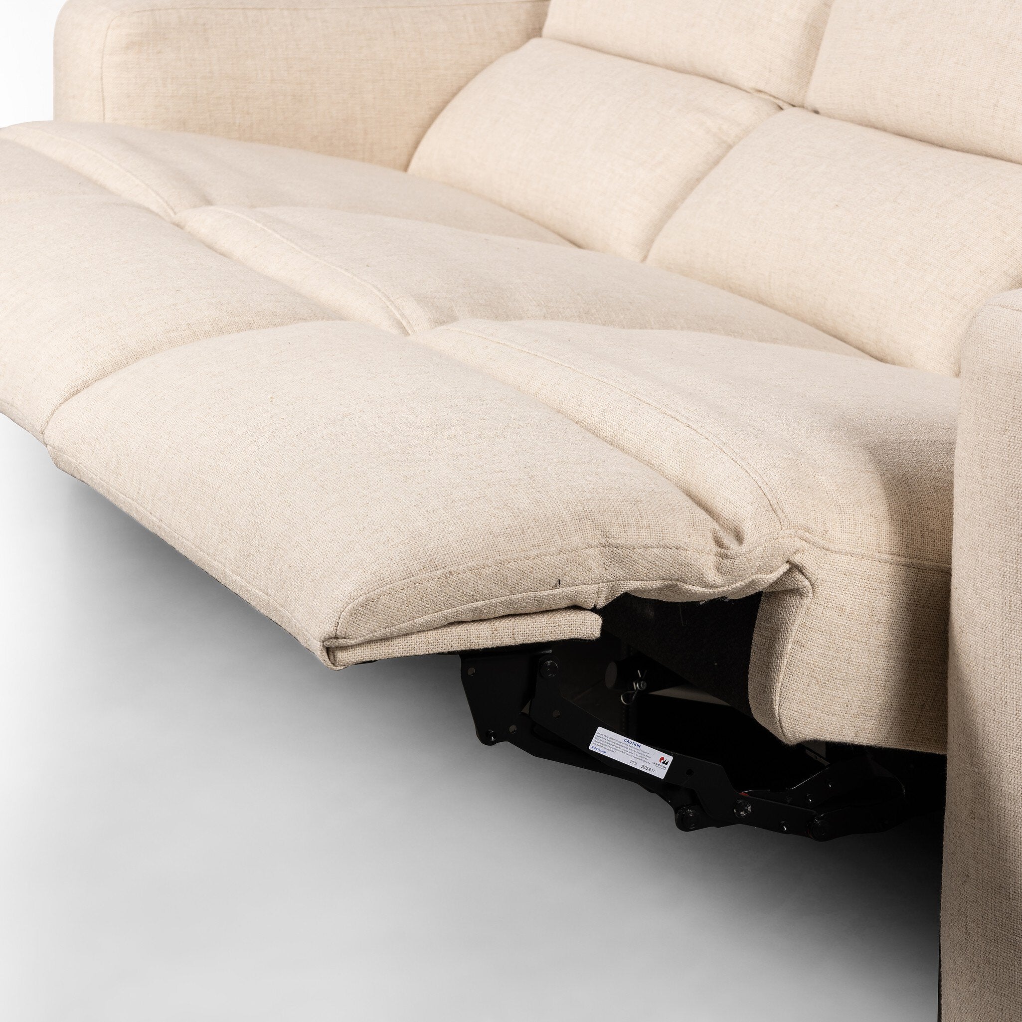 Four Hands Radley Power Recliner 3-Piece Sectional — Antigo Natural