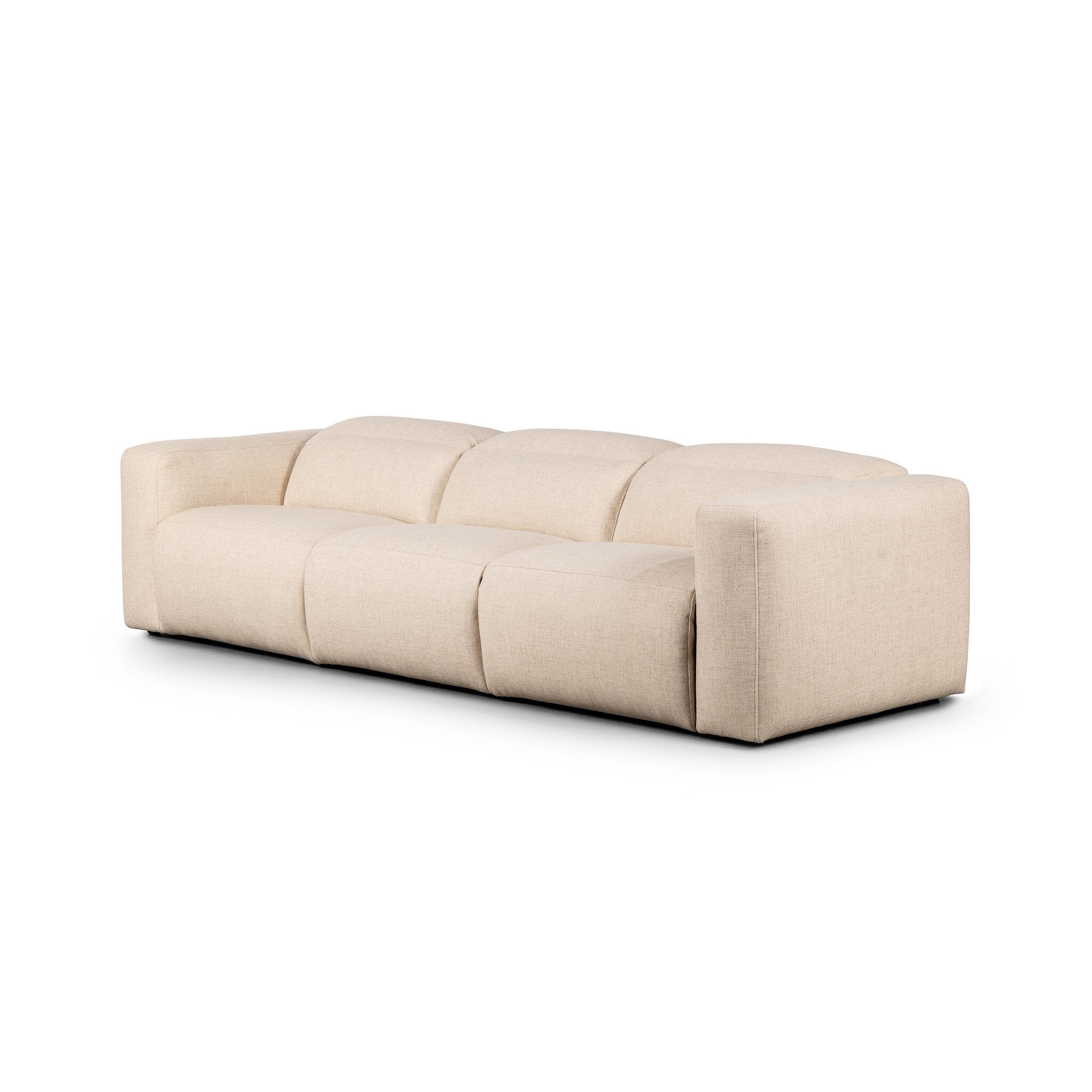 Four Hands Radley Power Recliner 3-Piece Sectional — Antigo Natural