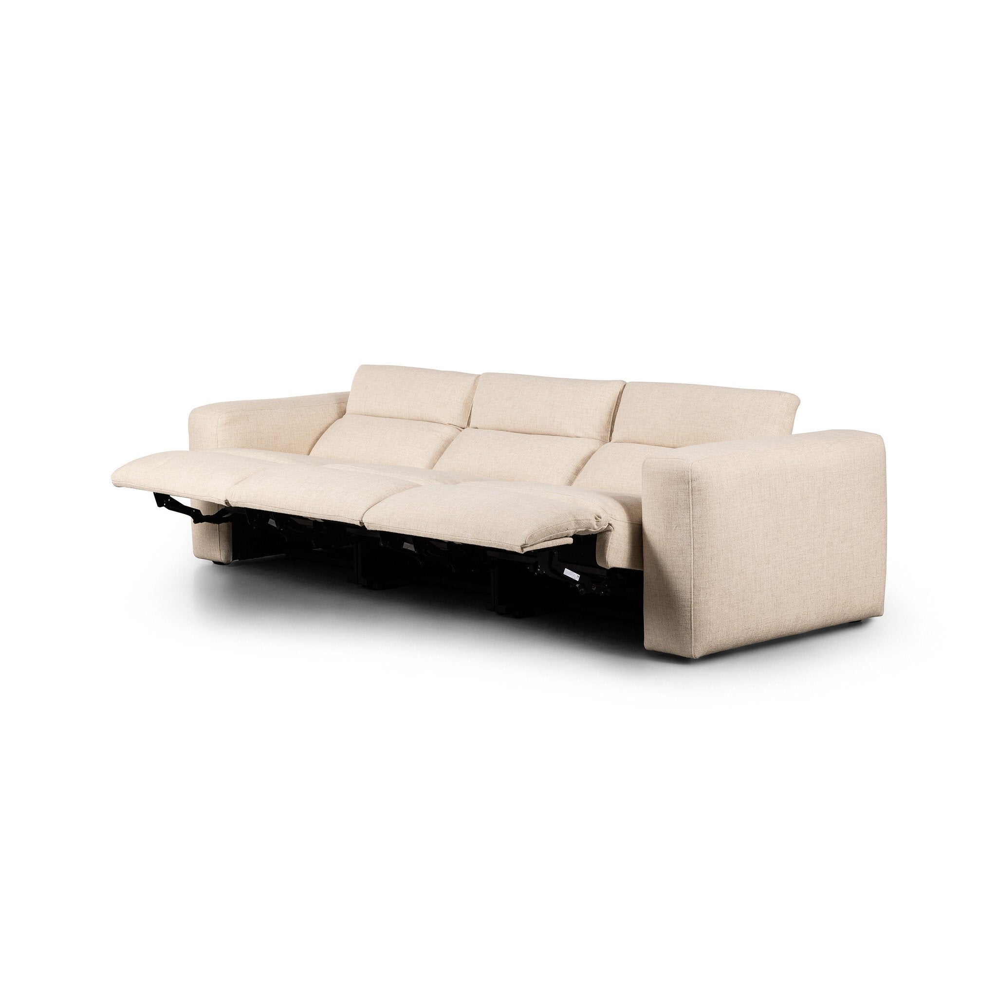 Four Hands Radley Power Recliner 3-Piece Sectional — Antigo Natural
