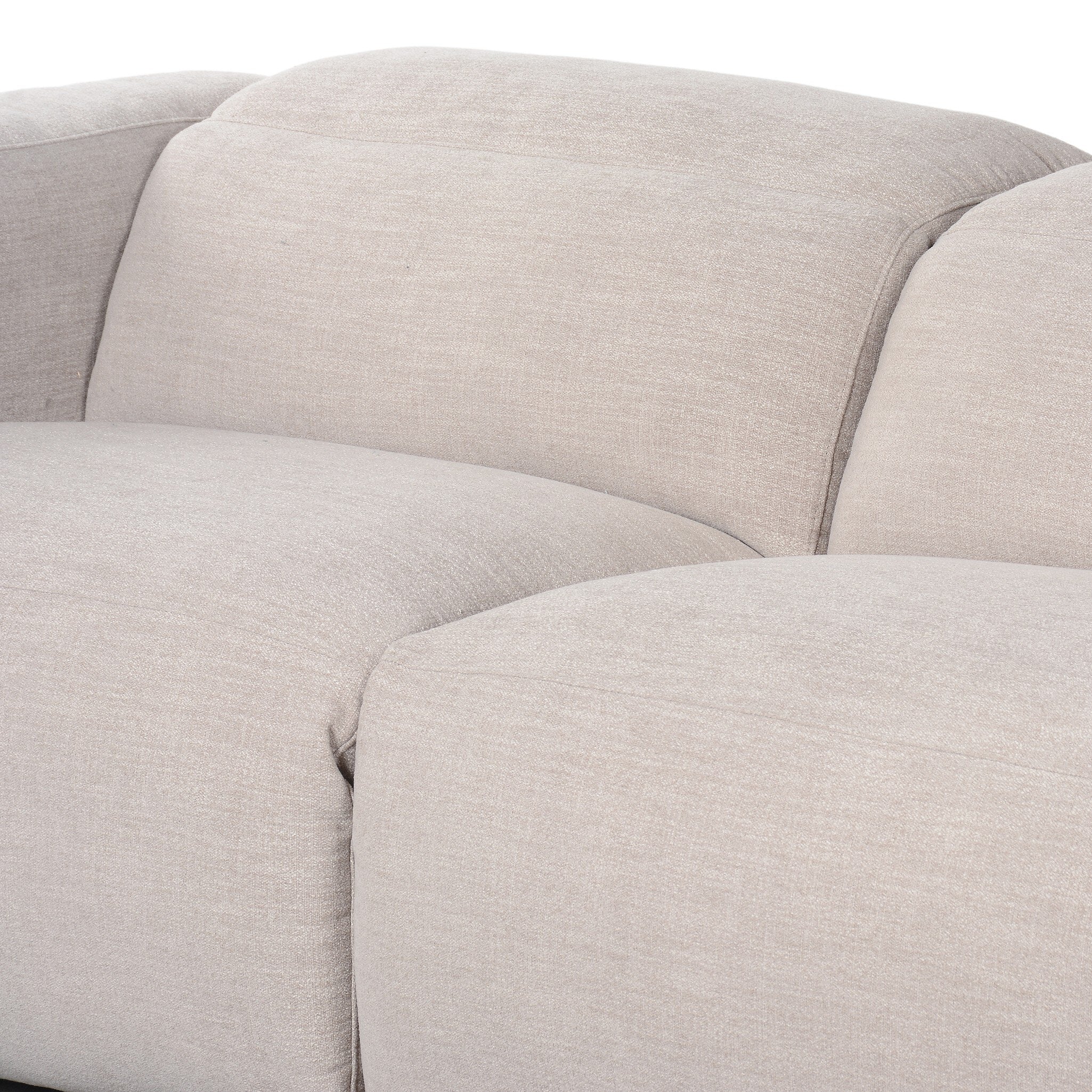 Four Hands Radley Power Recliner 3-Piece Sectional — Laken Stone