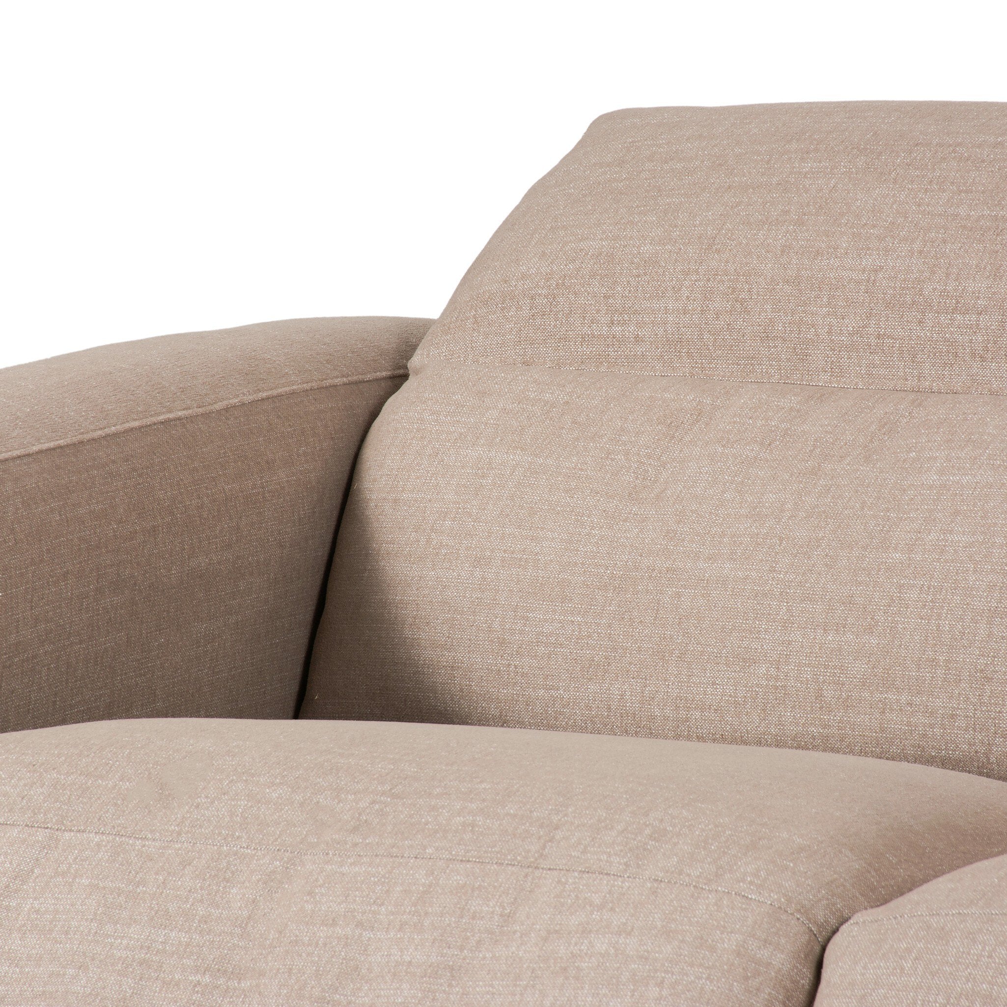 Four Hands Radley Power Recliner 3-Piece Sectional — Crypton Nomad Taupe