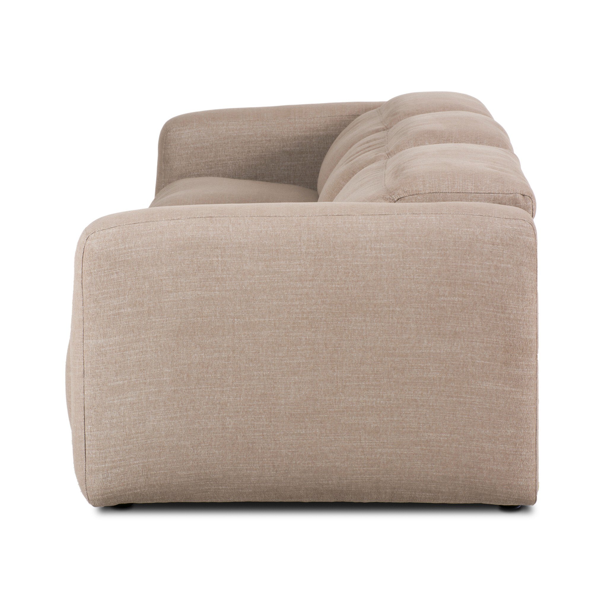 Four Hands Radley Power Recliner 3-Piece Sectional — Crypton Nomad Taupe