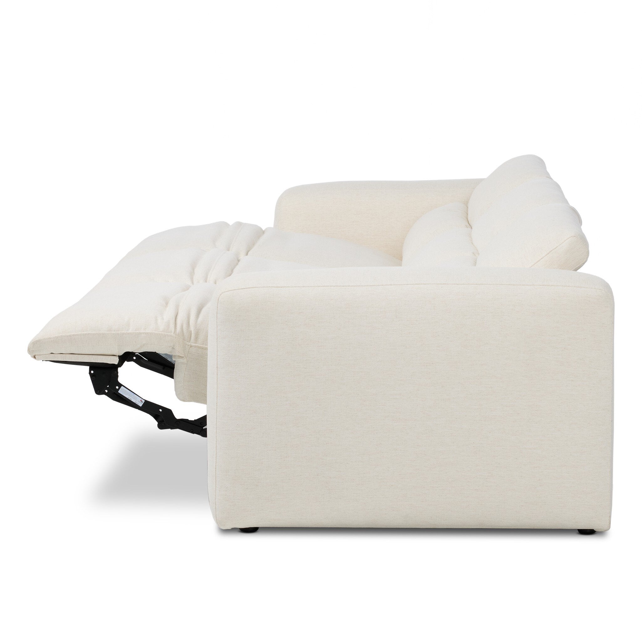 Four Hands Radley Power Recliner 3-Piece Sectional — Crypton Nomad Snow