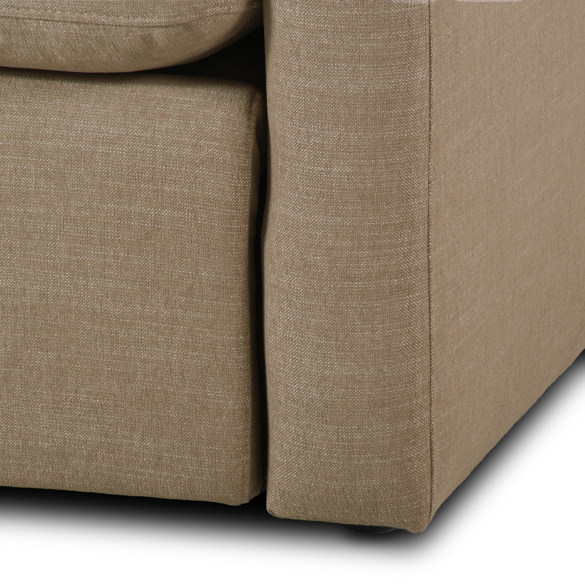 Four Hands Tillery Power Recliner 2-Piece Sectional — Crypton Nomad Taupe