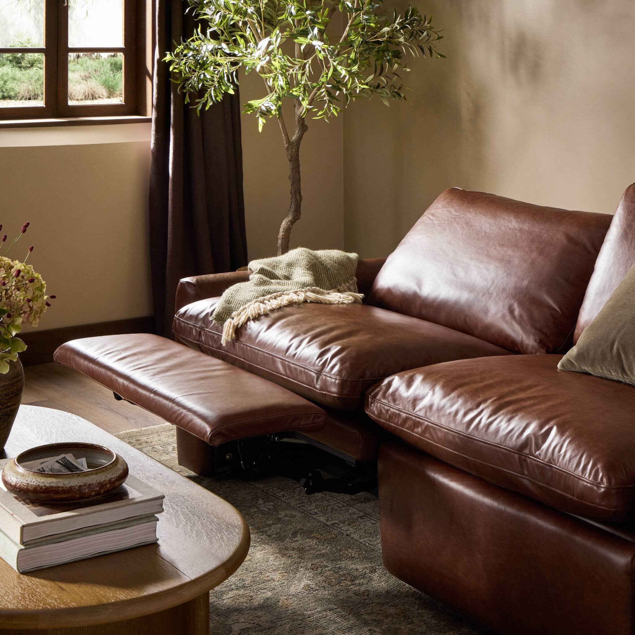 Four Hands Tillery Power Recliner 2-Piece Sectional — Sonoma Coco