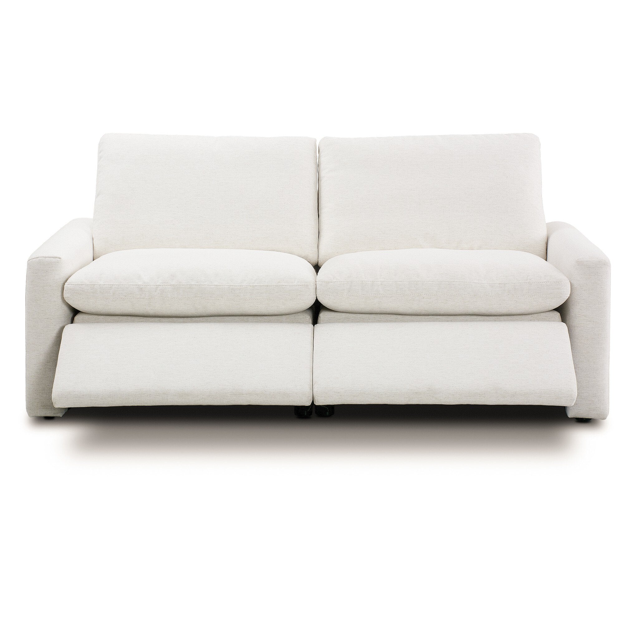 Four Hands Tillery Power Recliner 2-Piece Sectional — Crypton Nomad Snow