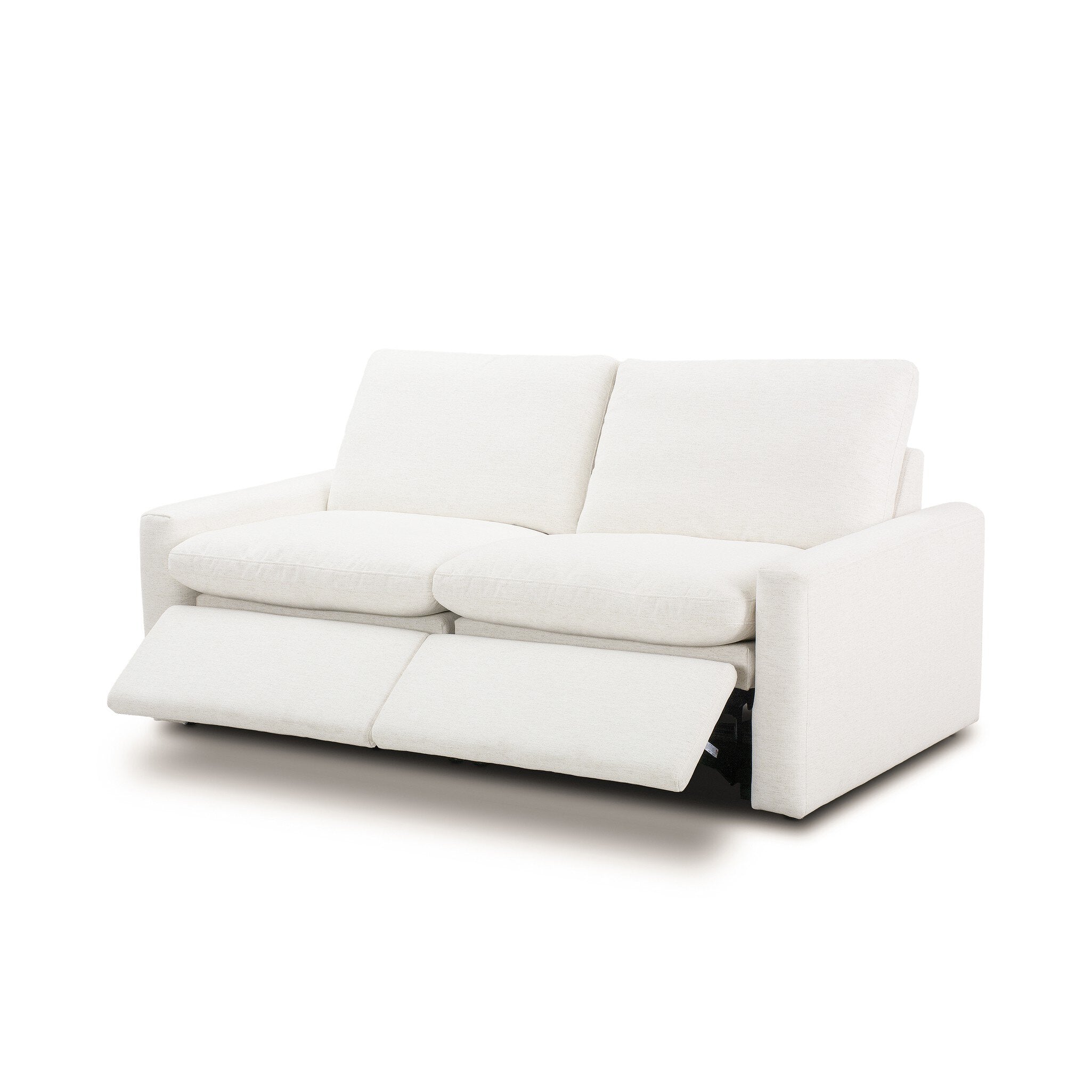 Four Hands Tillery Power Recliner 2-Piece Sectional — Crypton Nomad Snow