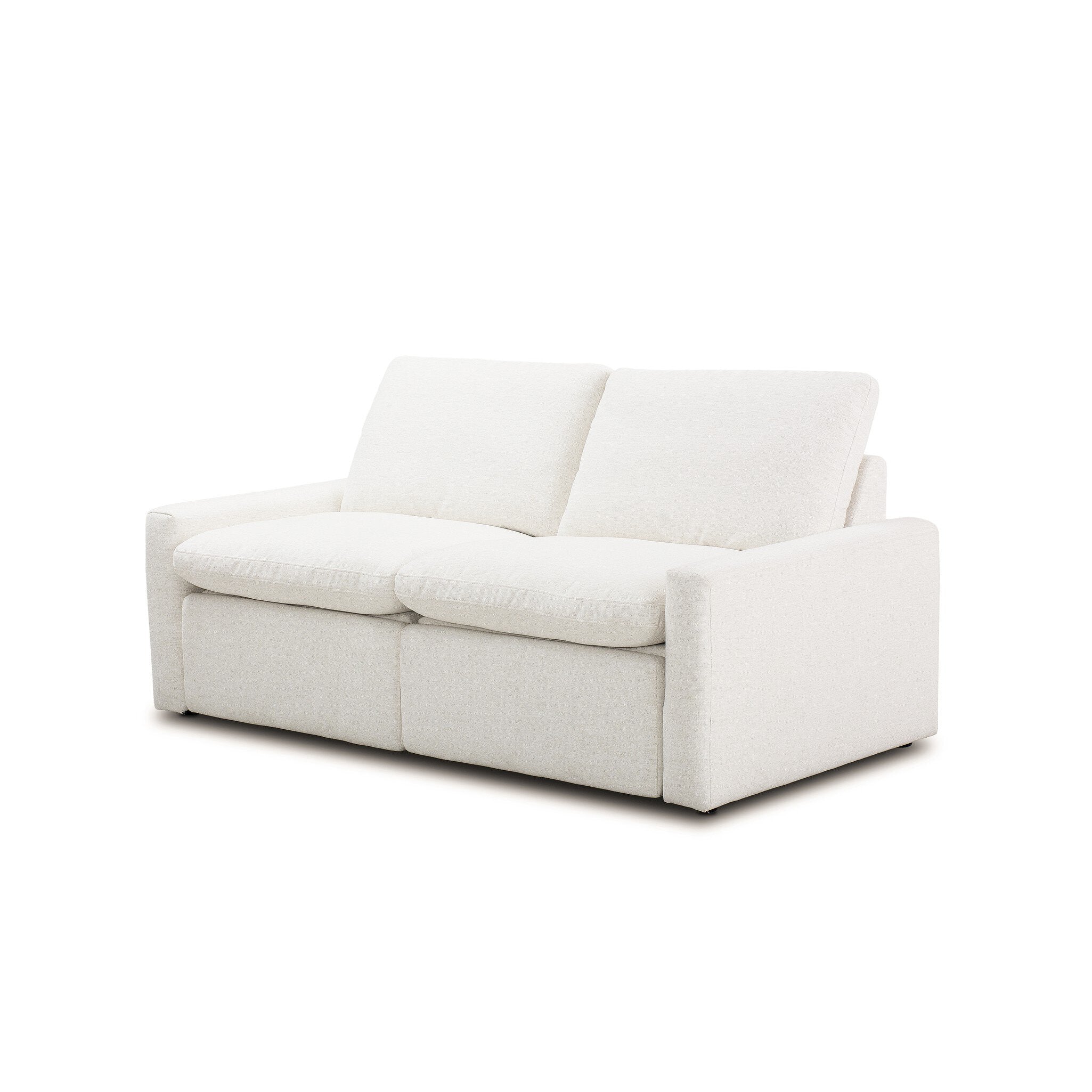 Four Hands Tillery Power Recliner 2-Piece Sectional — Crypton Nomad Snow