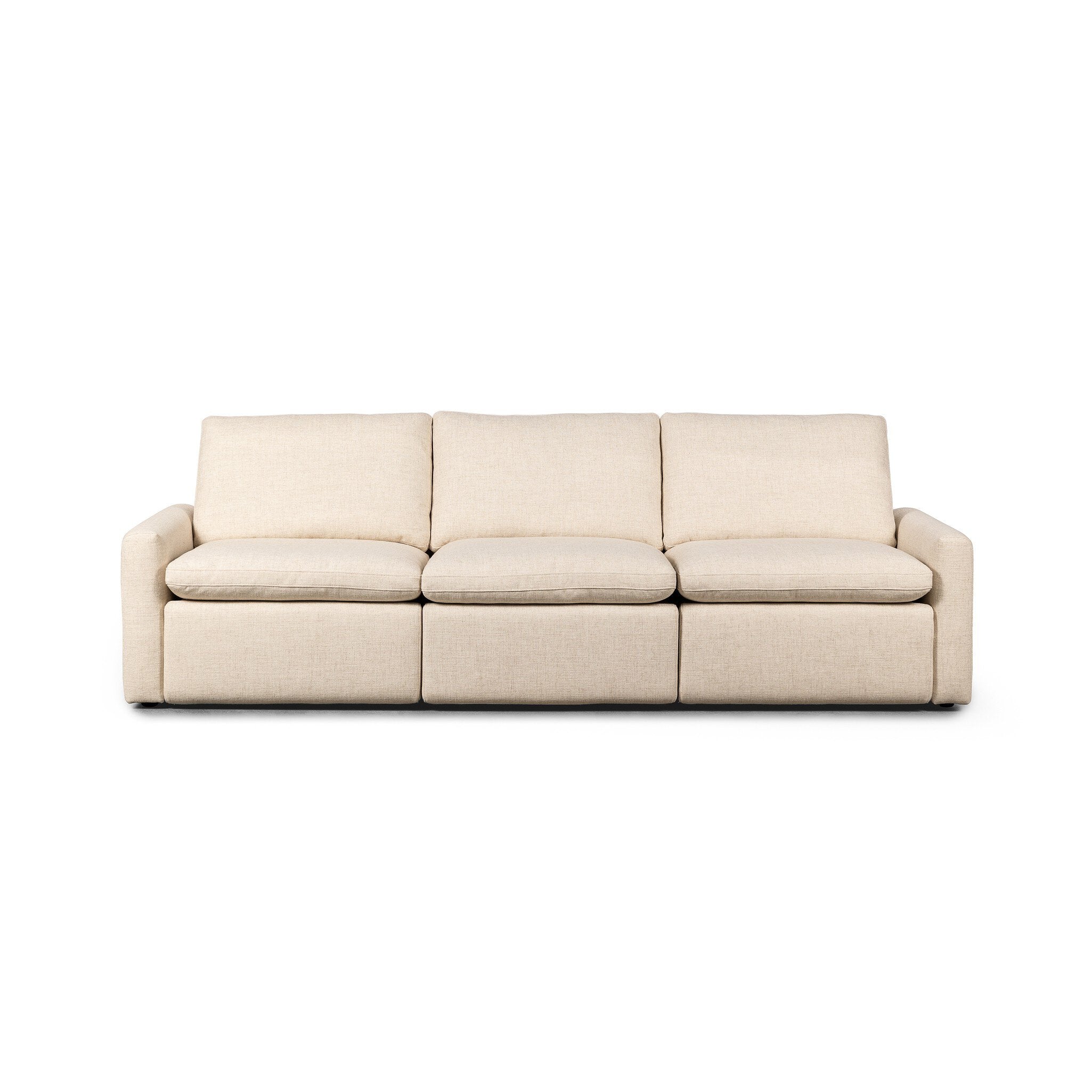 Four Hands Tillery Power Recliner 3-Piece Sectional — Antigo Natural