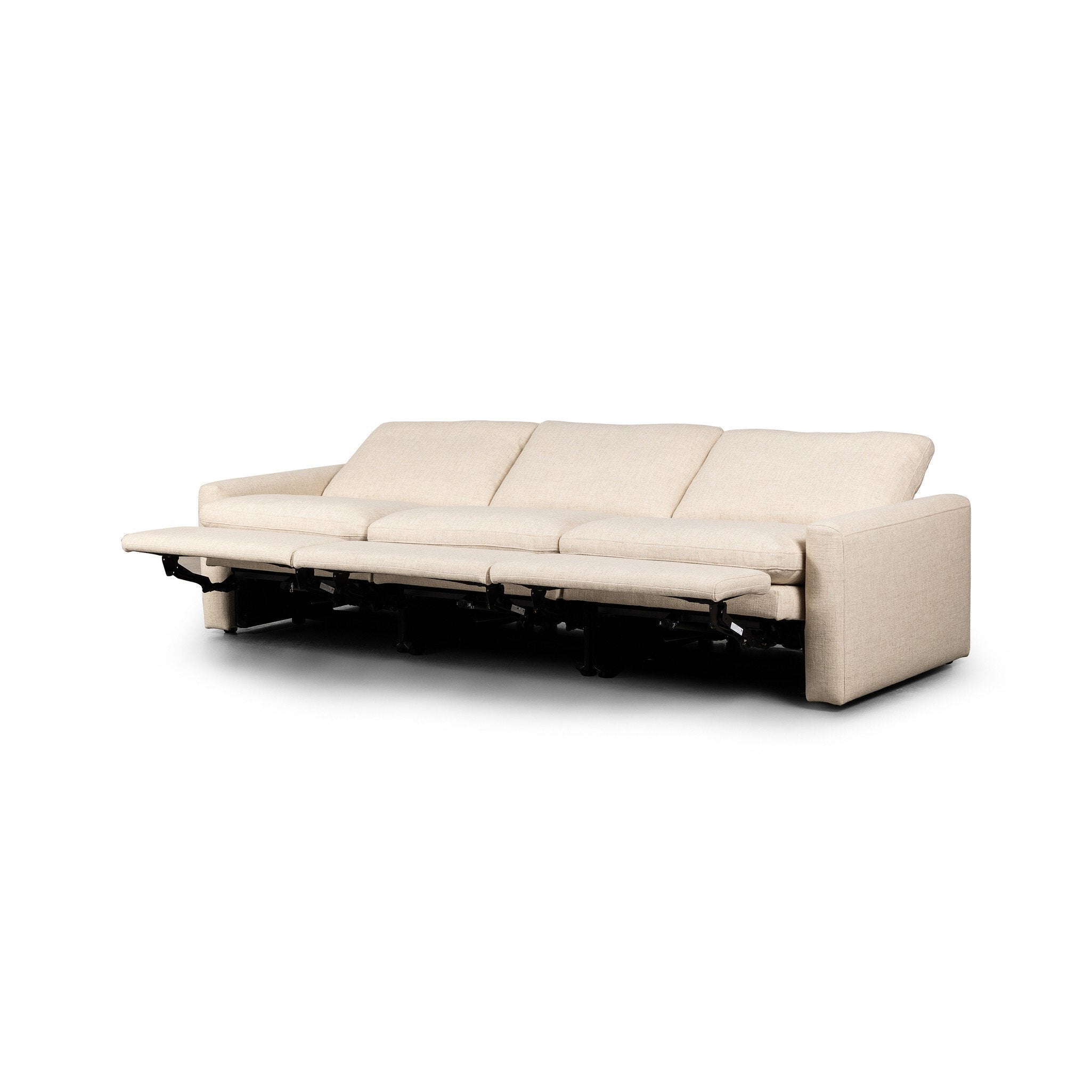 Four Hands Tillery Power Recliner 3-Piece Sectional — Antigo Natural