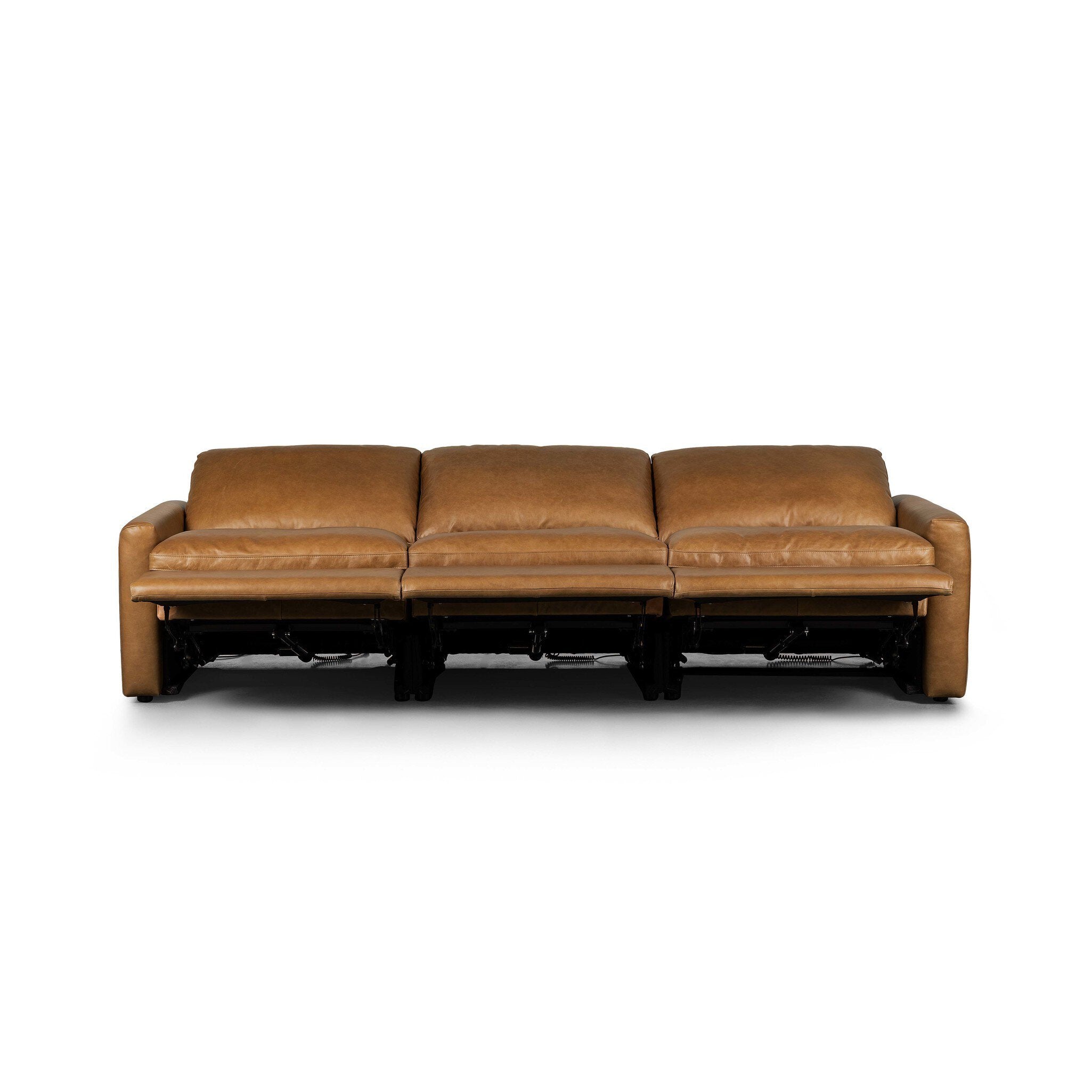 Four Hands Tillery Power Recliner 3-Piece Sectional — Sonoma Butterscotch
