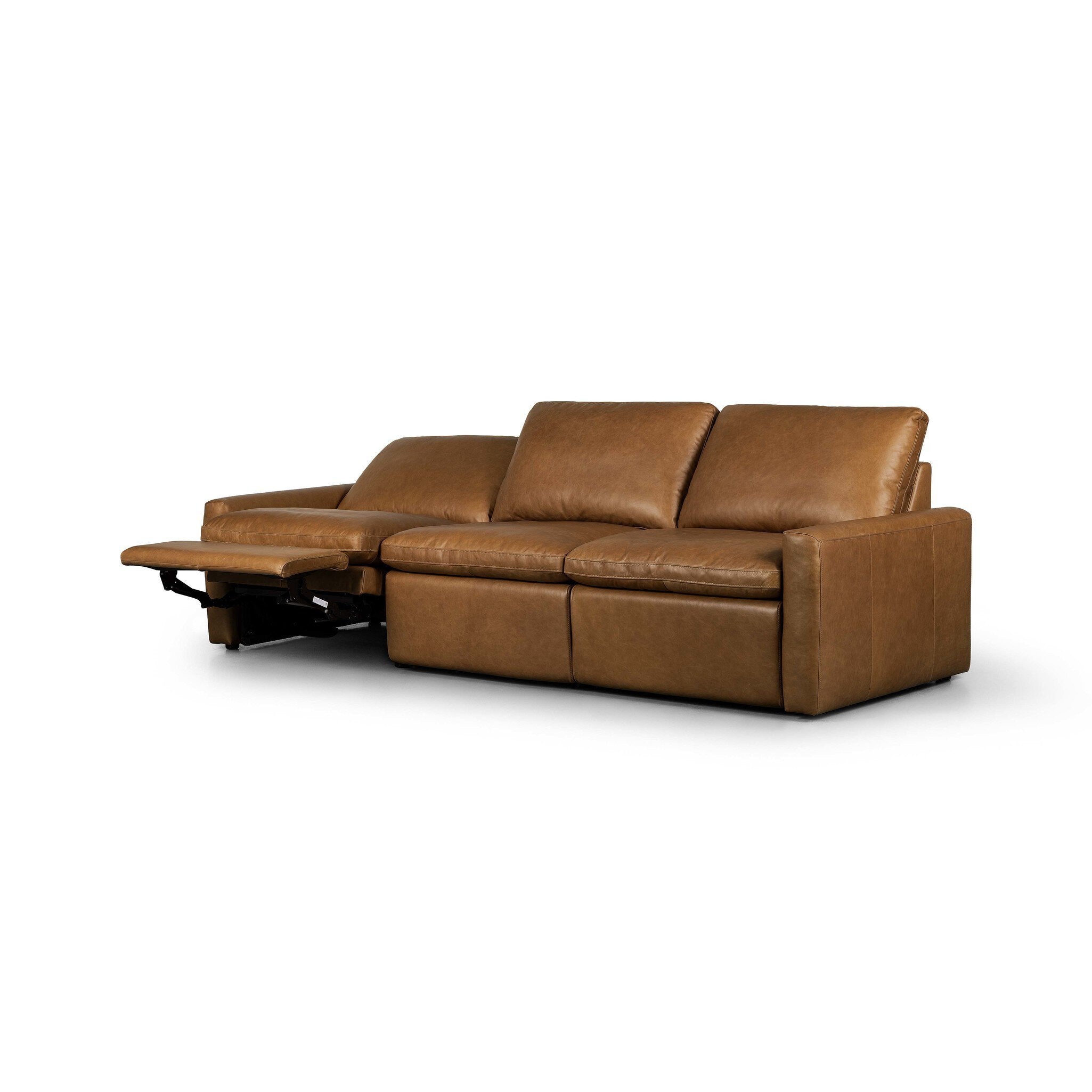 Four Hands Tillery Power Recliner 3-Piece Sectional — Sonoma Butterscotch