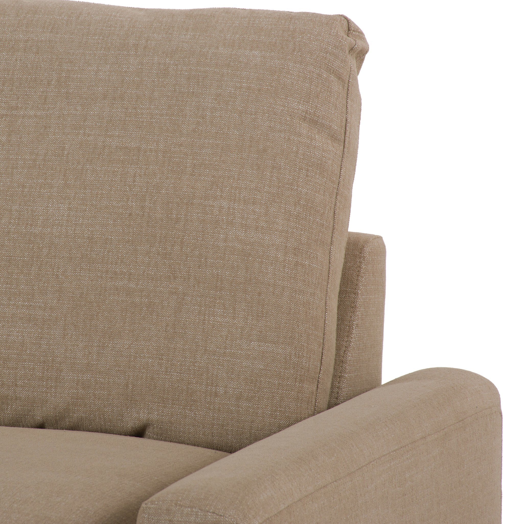 Four Hands Tillery Power Recliner 3-Piece Sectional — Crypton Nomad Taupe