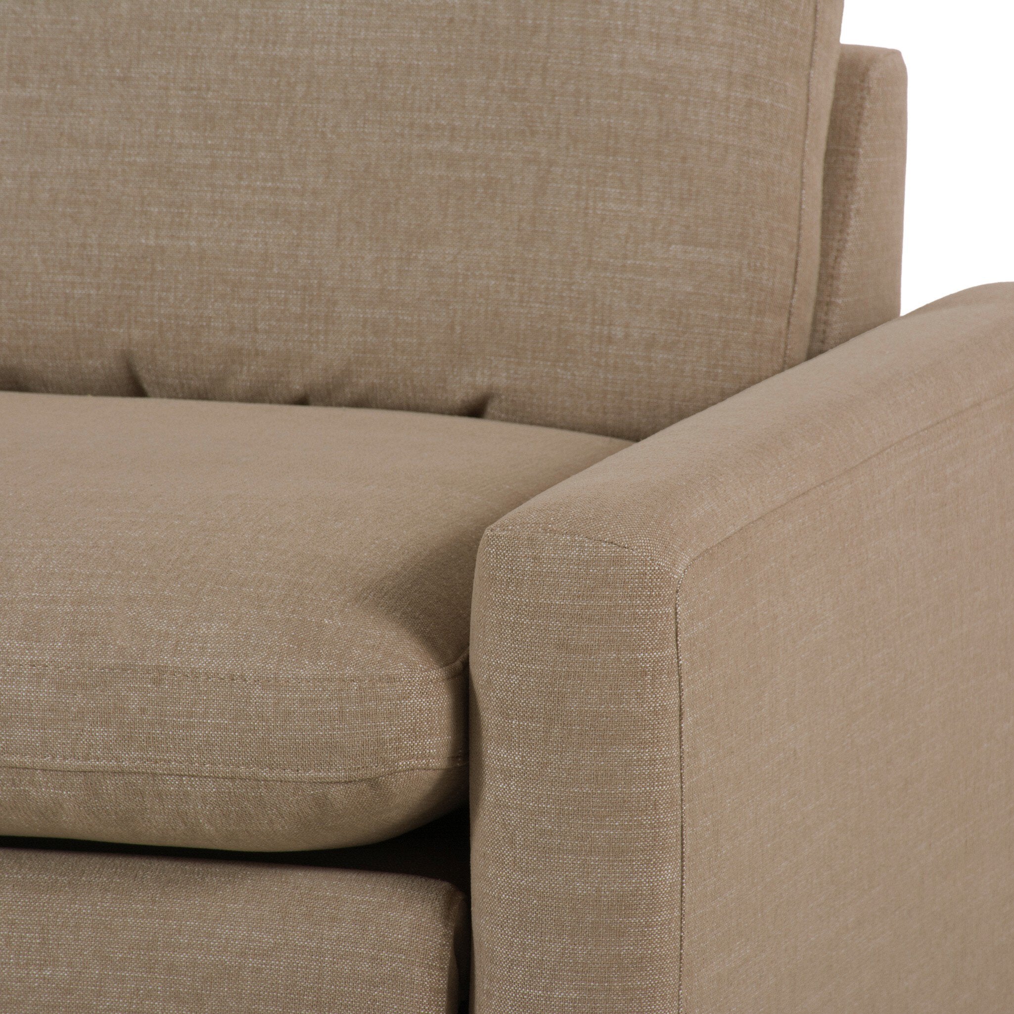 Four Hands Tillery Power Recliner 3-Piece Sectional — Crypton Nomad Taupe