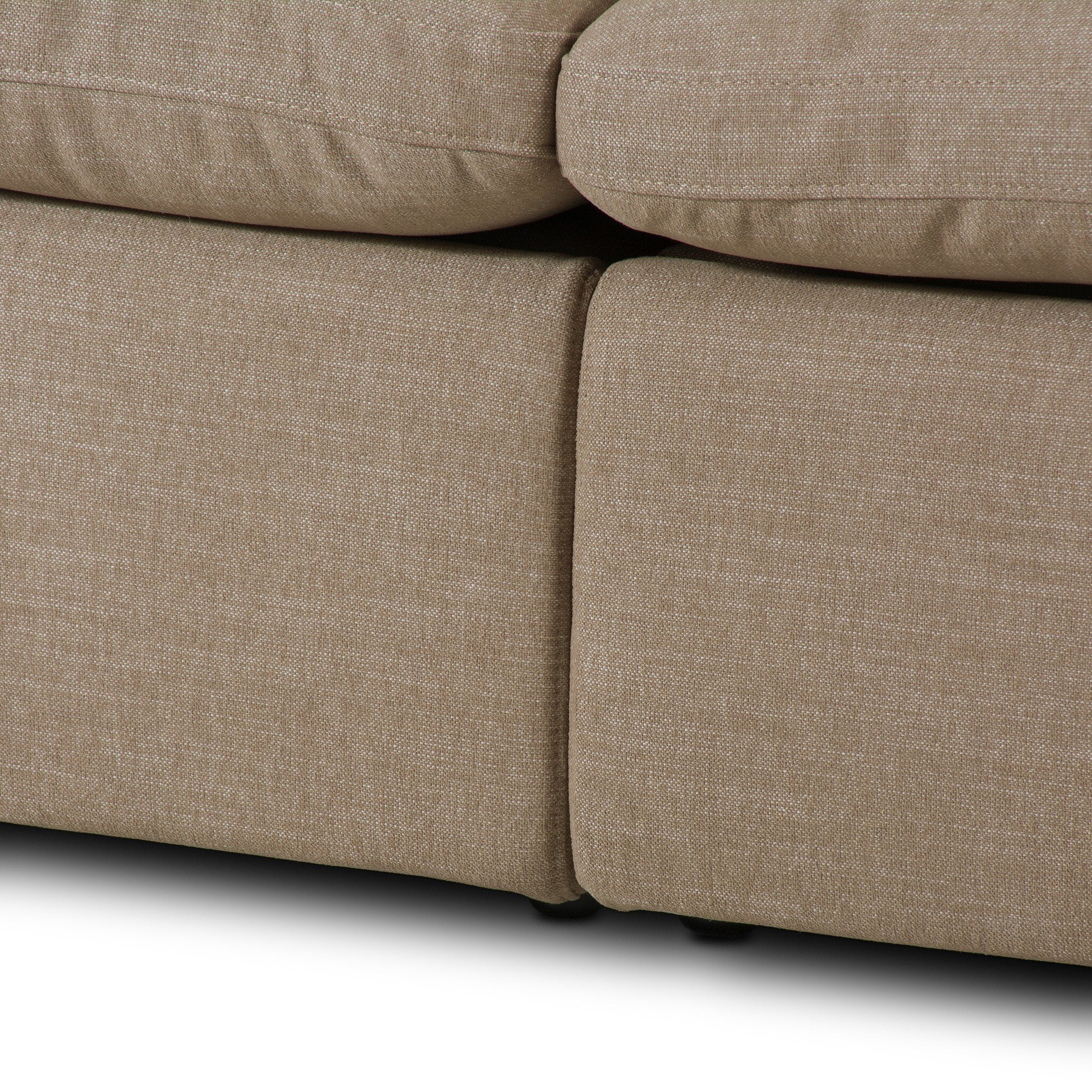 Four Hands Tillery Power Recliner 3-Piece Sectional — Crypton Nomad Taupe