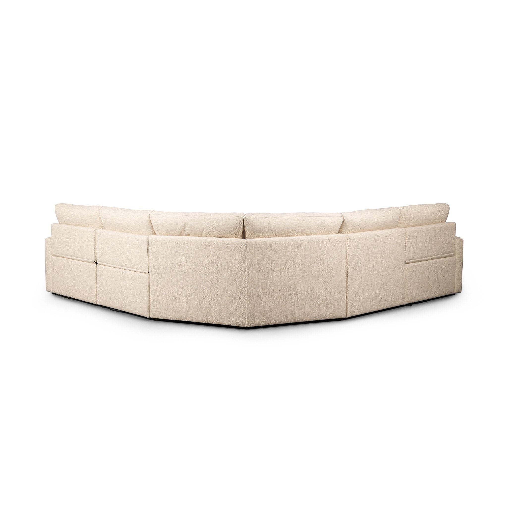Four Hands Tillery Power Recliner 5-Piece Sectional — Antigo Natural