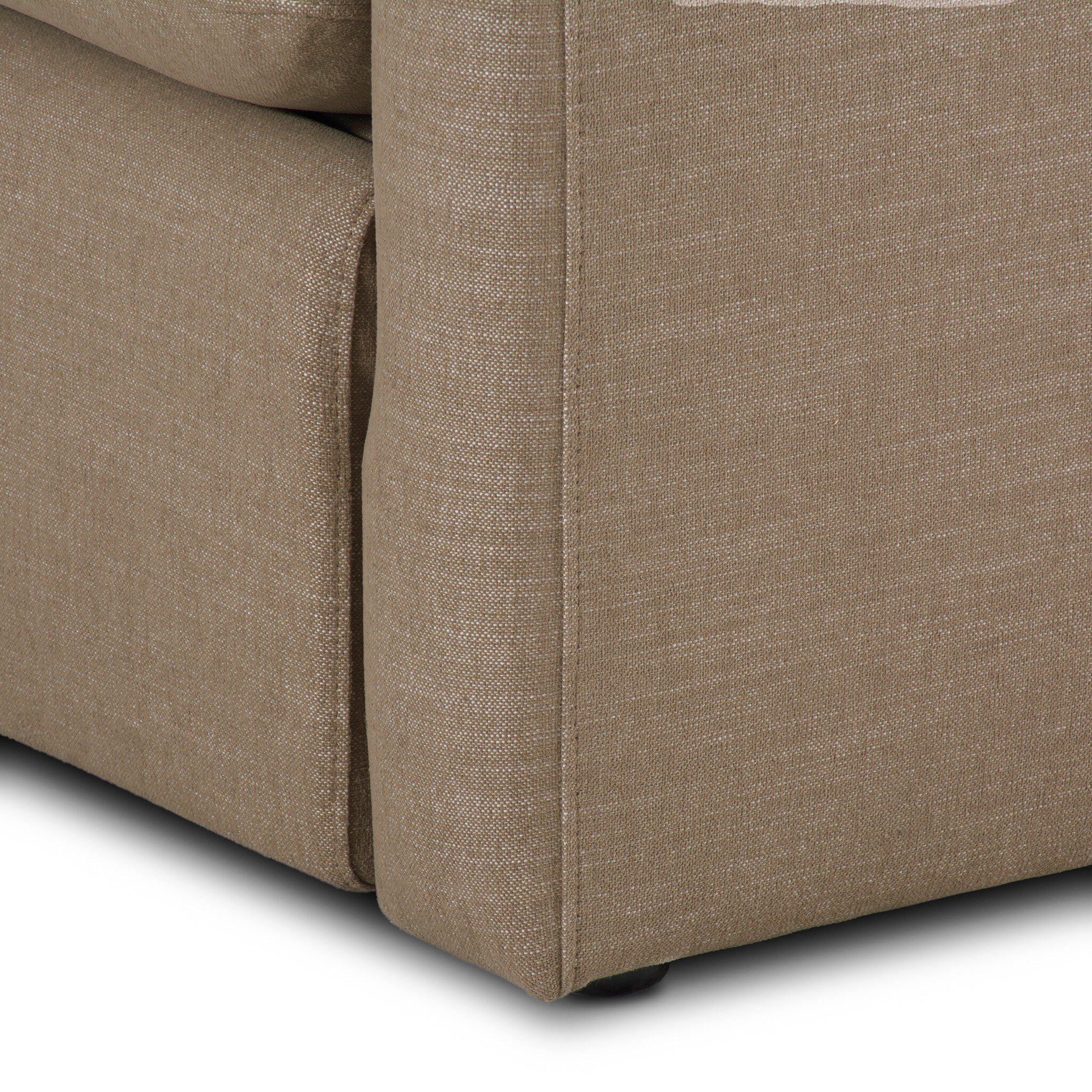 Four Hands Tillery Power Recliner 5-Piece Sectional — Crypton Nomad Taupe