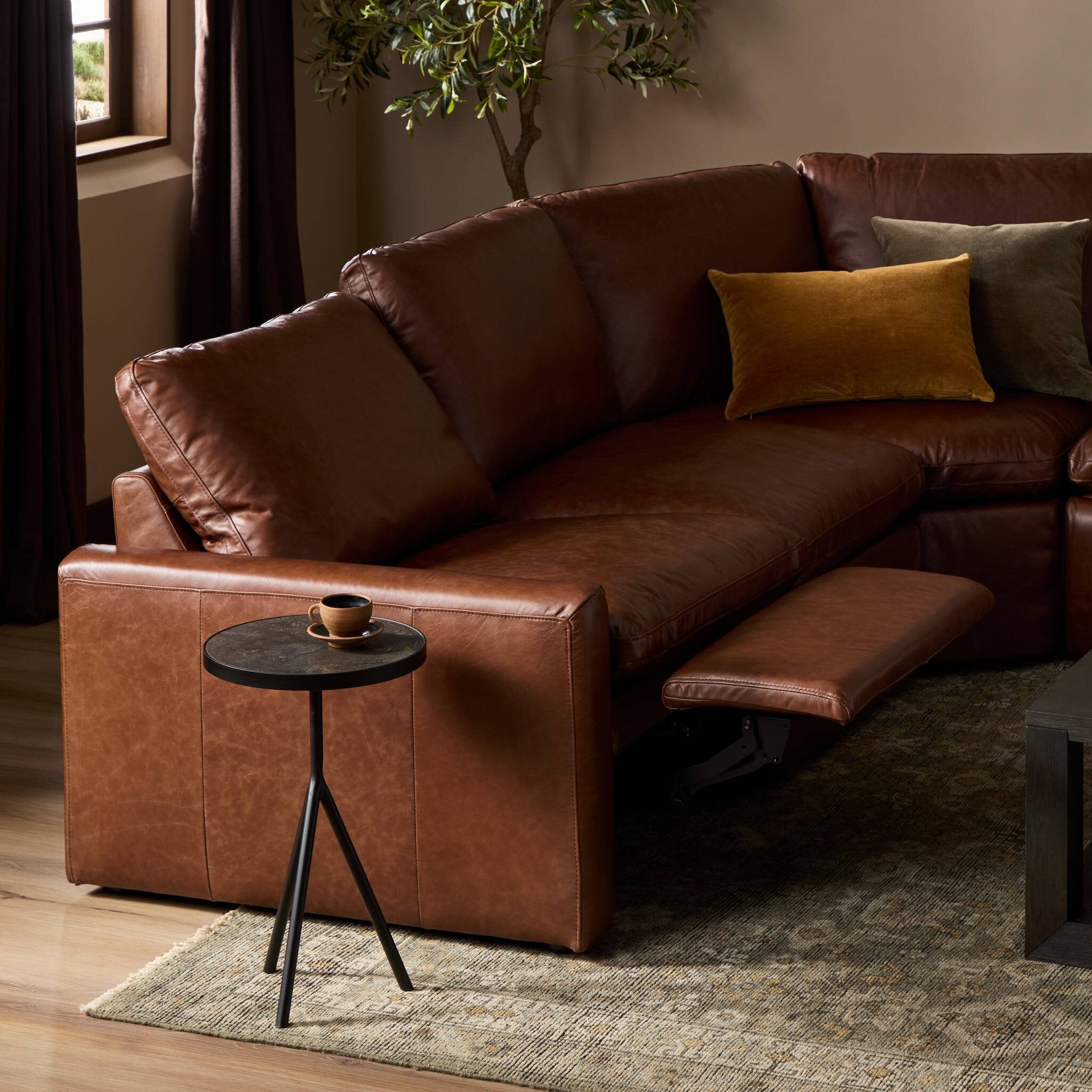 Four Hands Tillery Power Recliner 5-Piece Sectional — Sonoma Coco