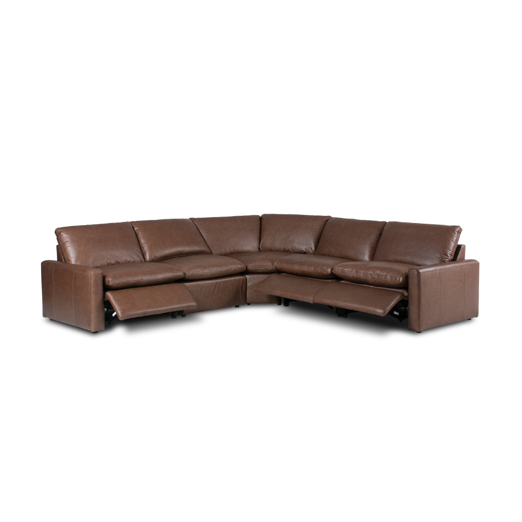 Four Hands Tillery Power Recliner 5-Piece Sectional — Sonoma Coco