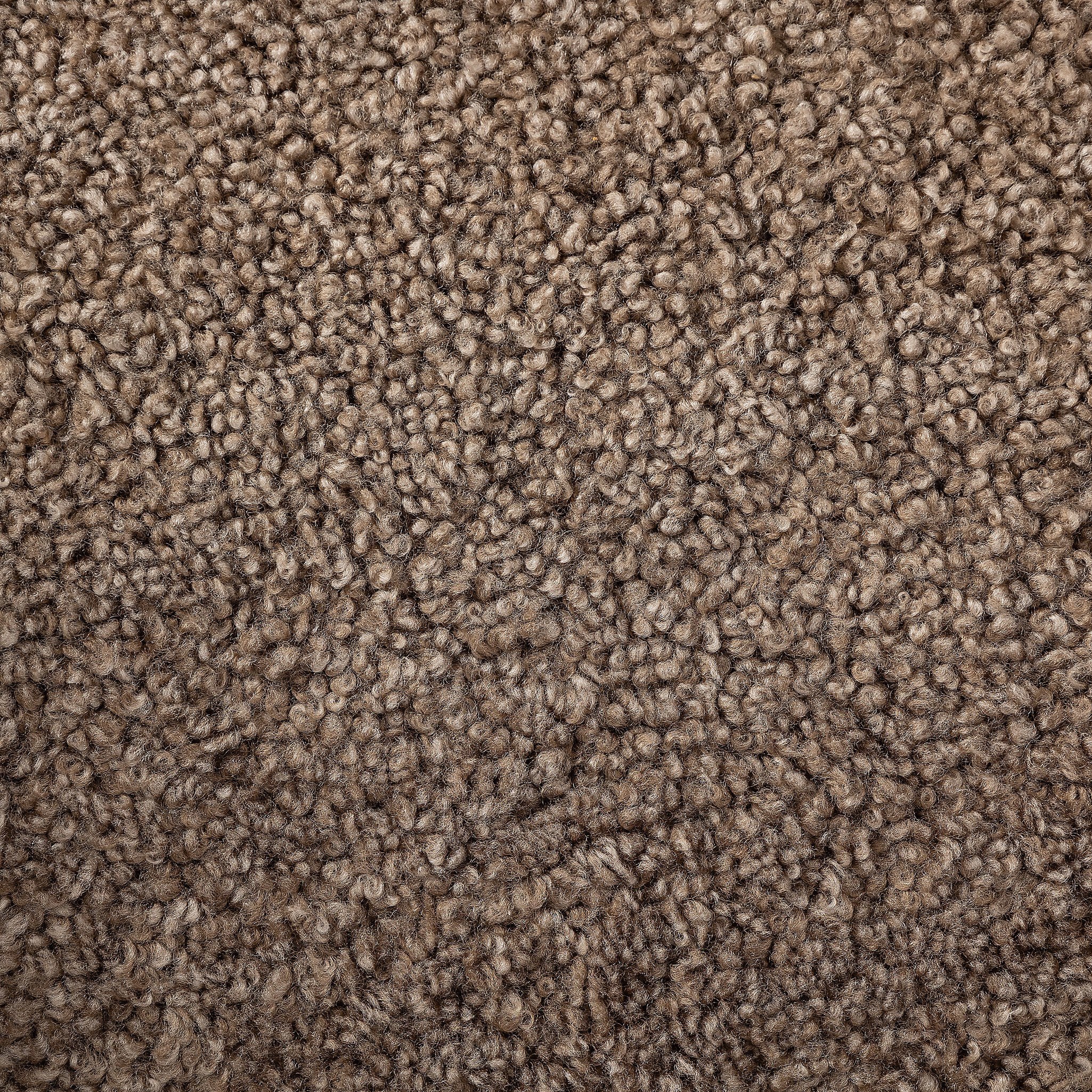 Four Hands Julius Swivel Chair — Taupe Shearling-Sienna Brown
