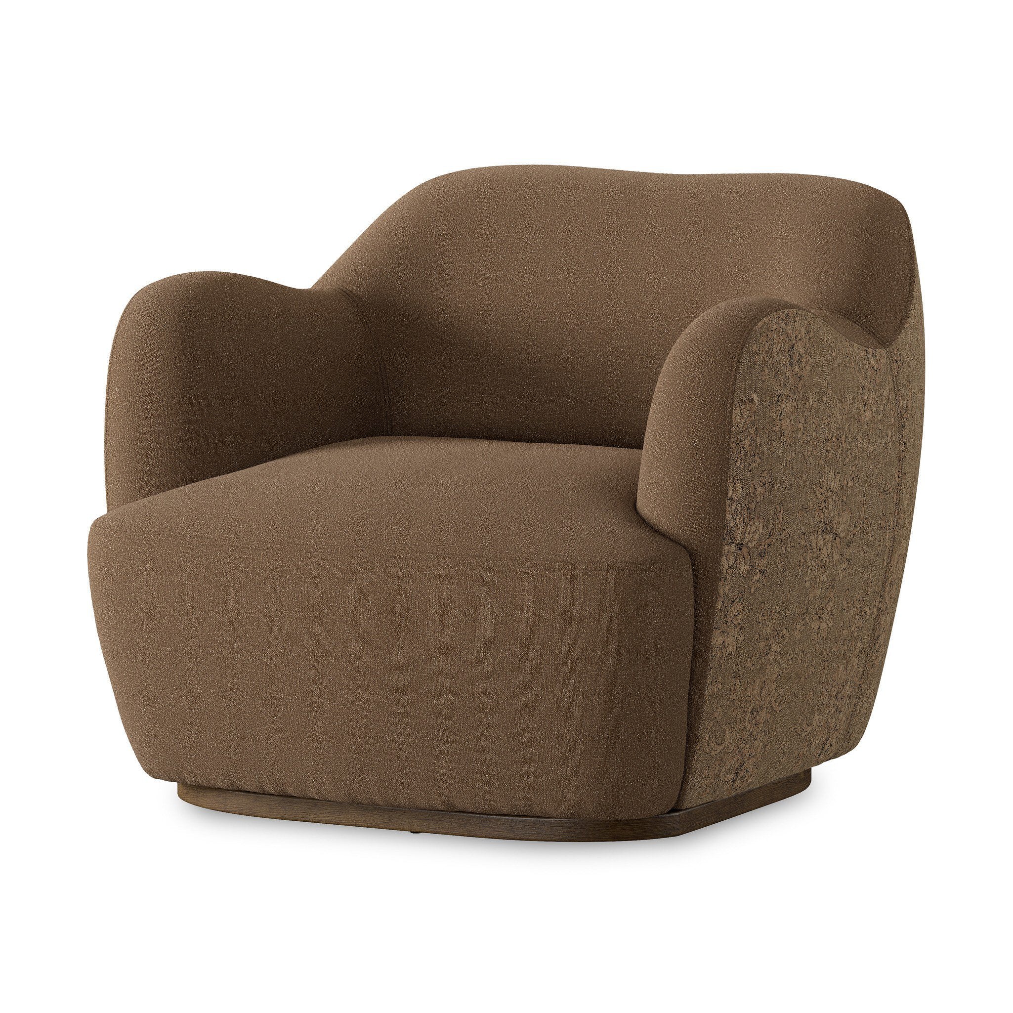 Four Hands Julius Swivel Chair — Fallingbrook Cafe-Antwerp Cafe-Sienna Brown
