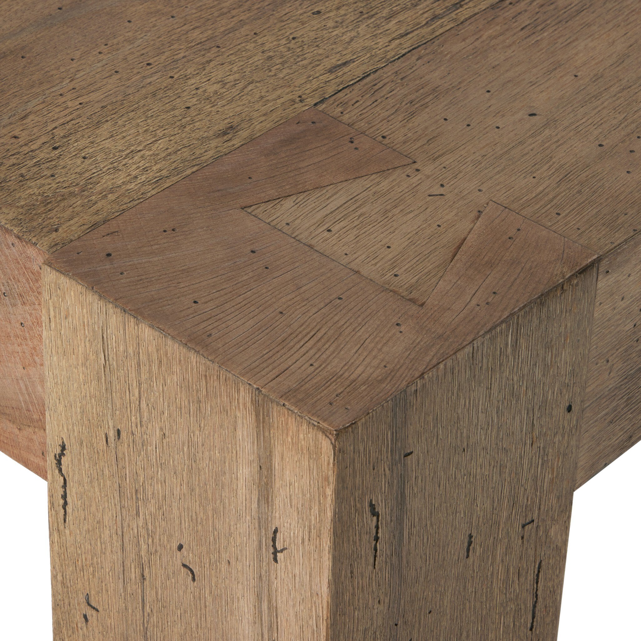 Four Hands Abaso Coffee Table — Rustic Wormwood Oak