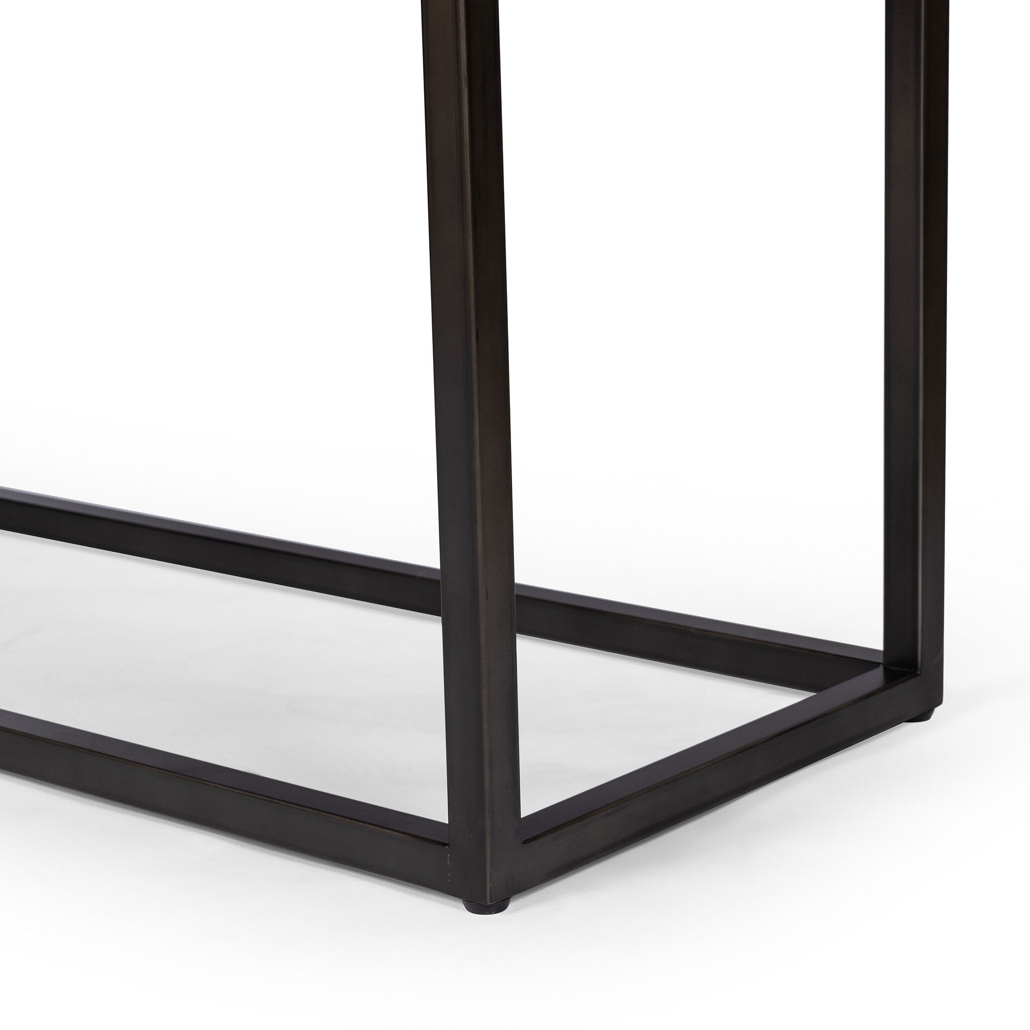 Four Hands Palmer Cabinet — Charcoal Oak Veneer-Charcoal Oak-Aged Black