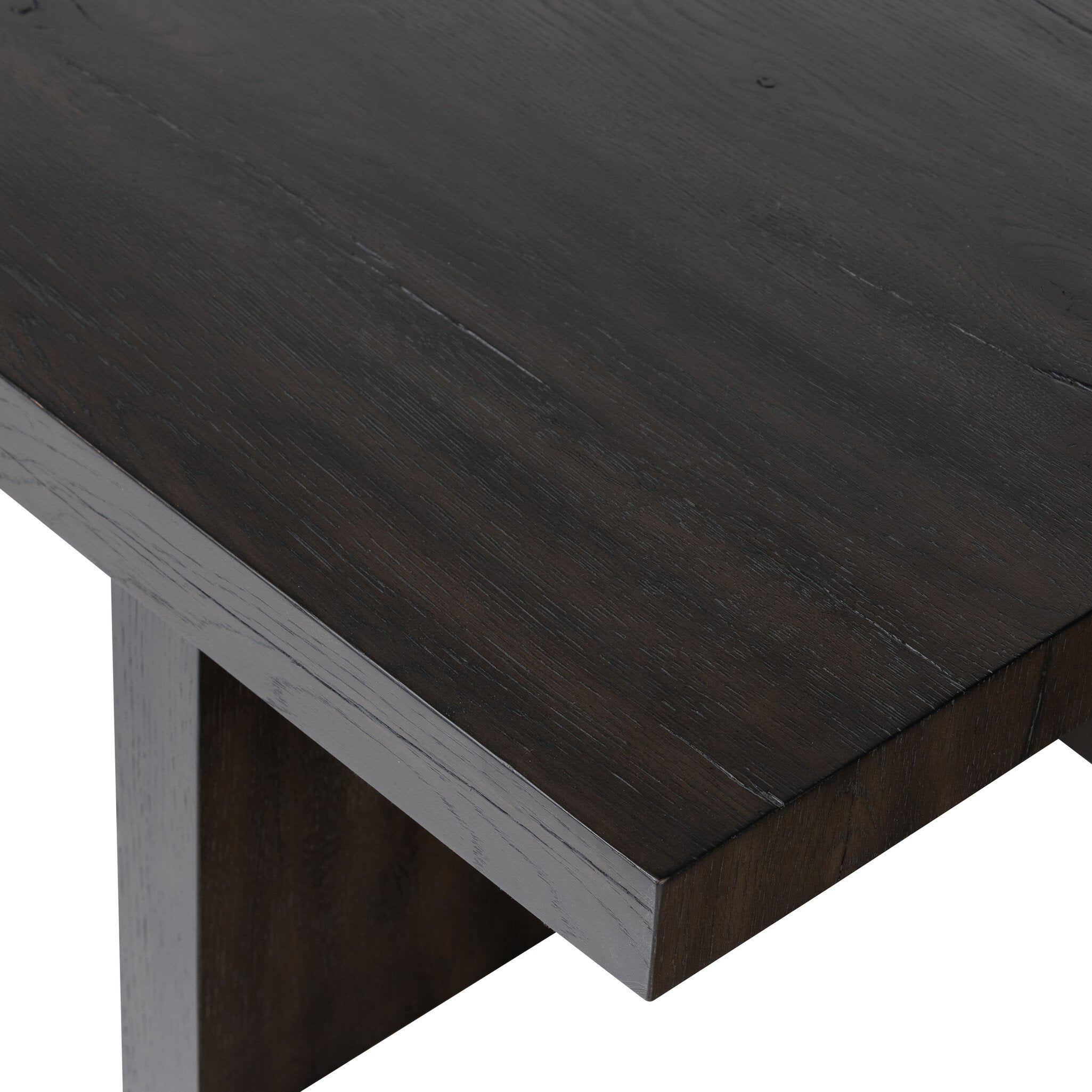 Four Hands Isaac Coffee Table — Smoked Black-Smoked Black Veneer