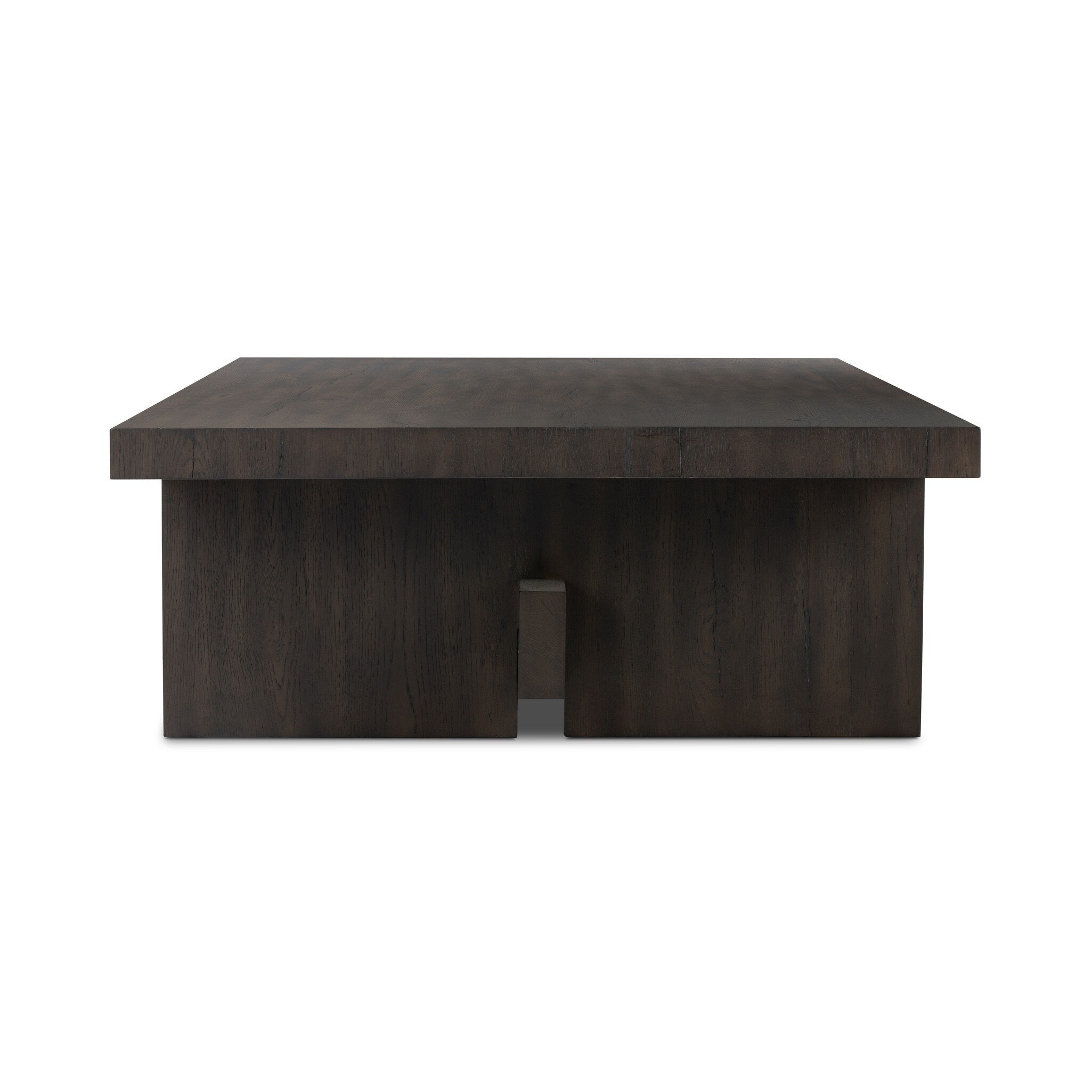 Four Hands Isaac Coffee Table — Smoked Black-Smoked Black Veneer