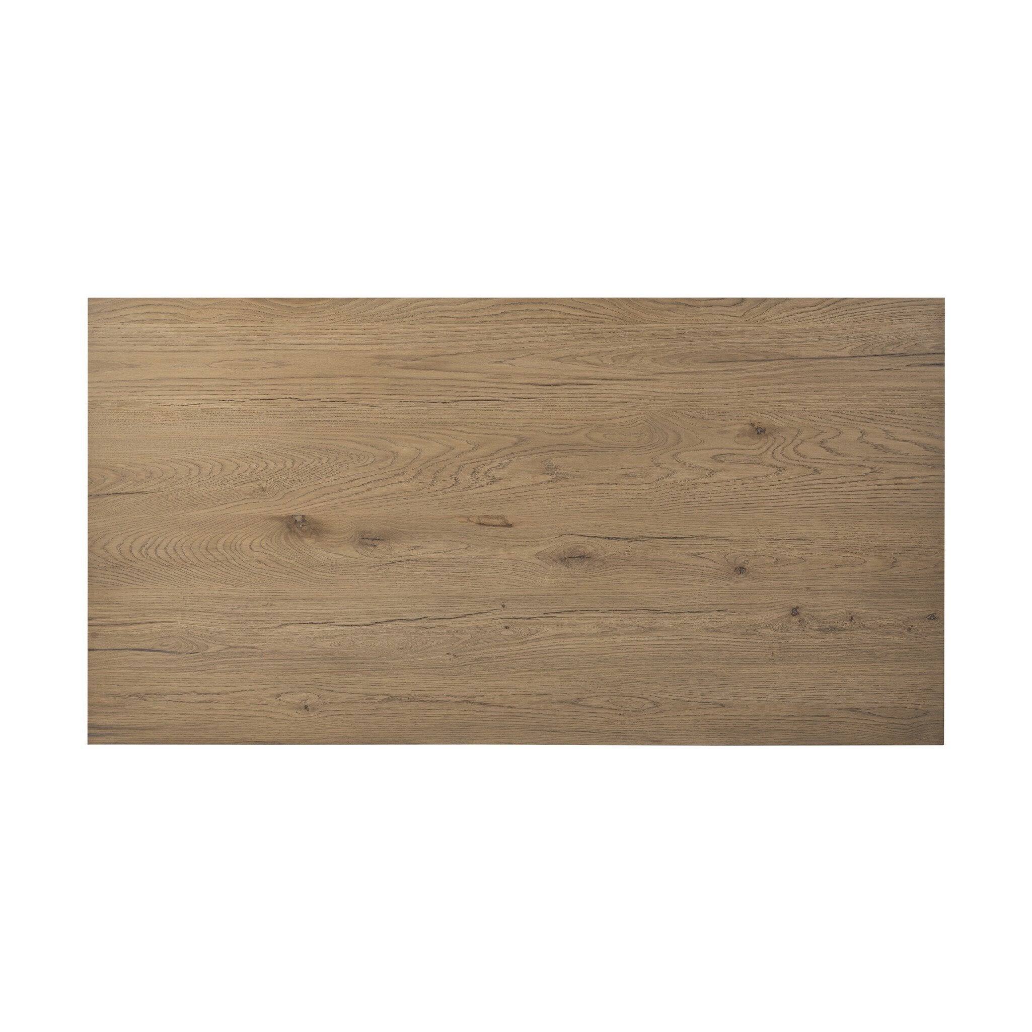 Four Hands Isaac Coffee Table — Rubbed Light Oak-Rubbed Light Oak Veneer