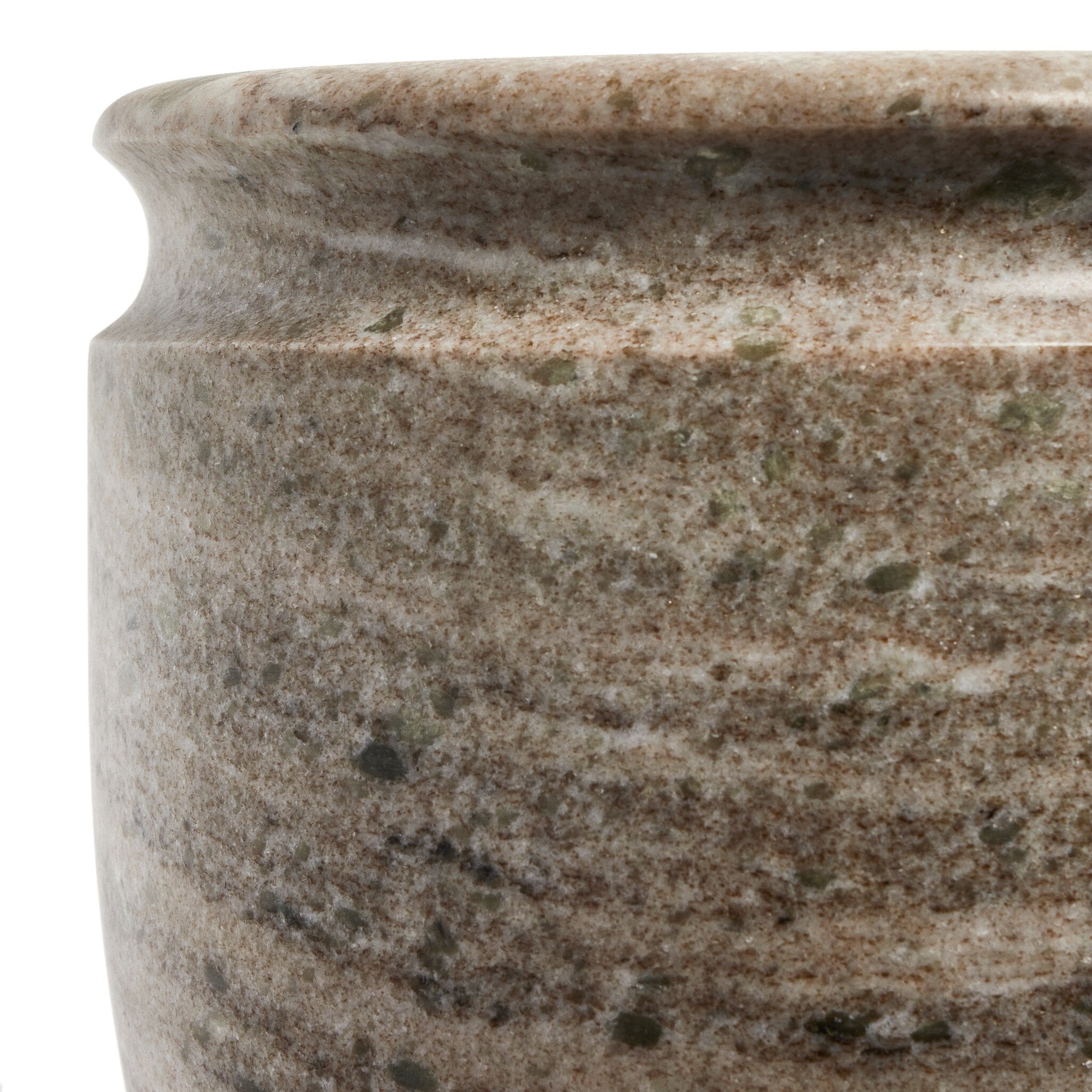 Four Hands Devi Vase — Antique White Marble