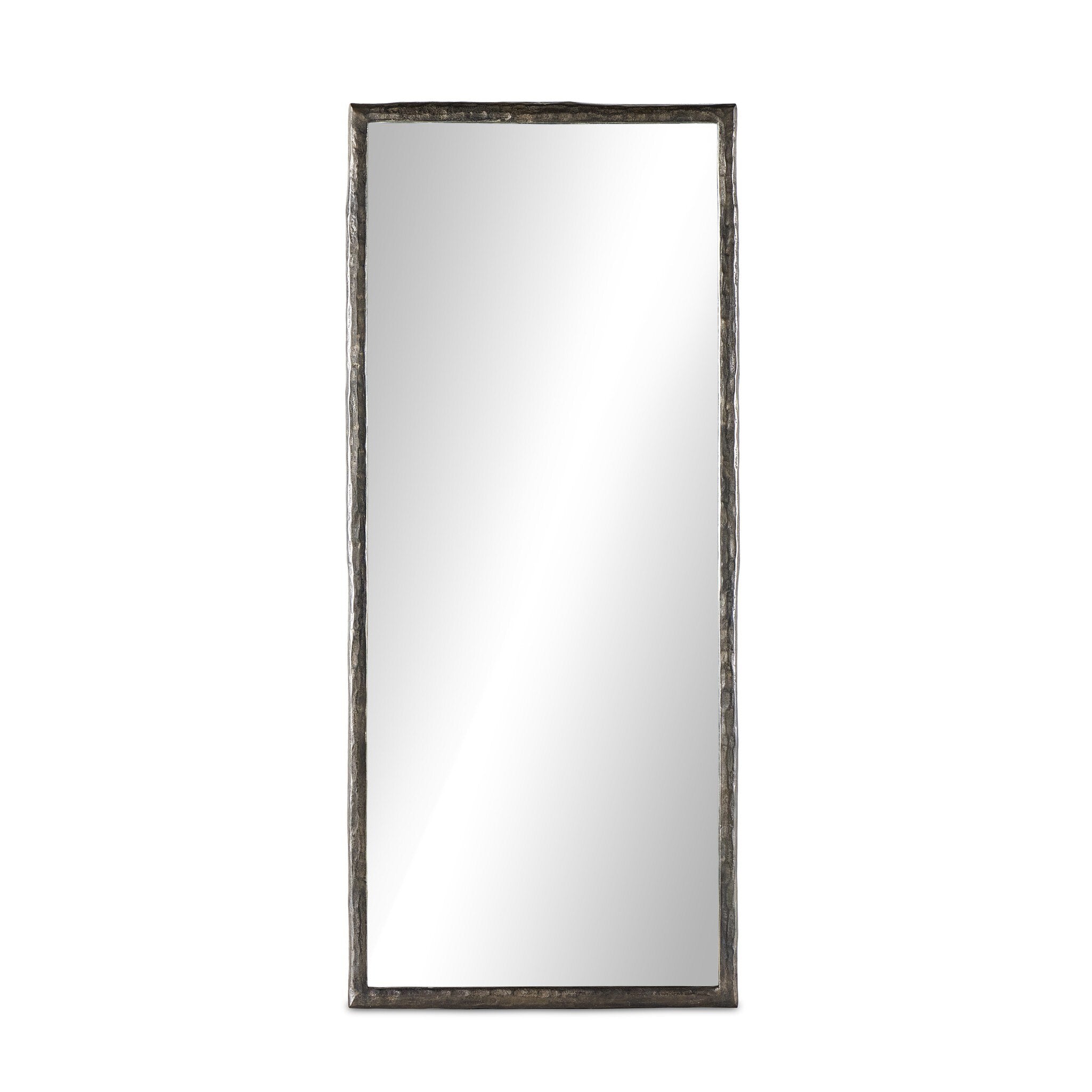 Four Hands Langford Floor Mirror — Smoked Nickel